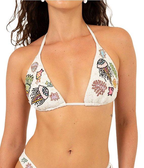 OCEANUS Sea Beaded Hipster Swim Bottom Product Image