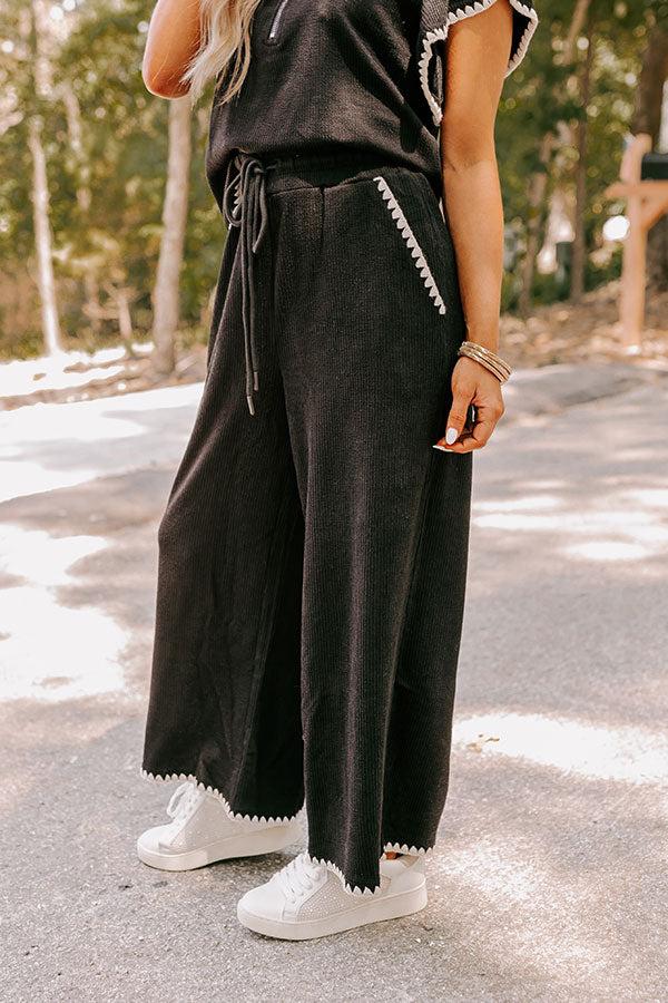 Small Town Cafe High Waist Wide Leg Pants Product Image