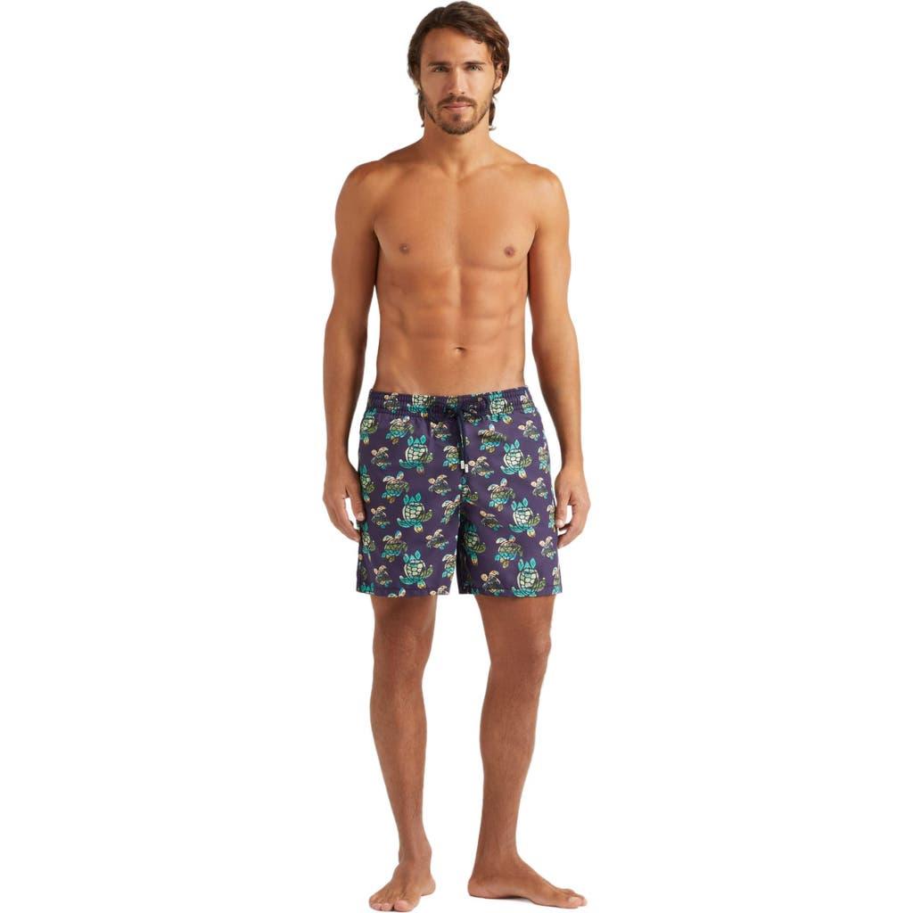 Vilebrequin Men's Landscape Turtle Swim Trunks Product Image