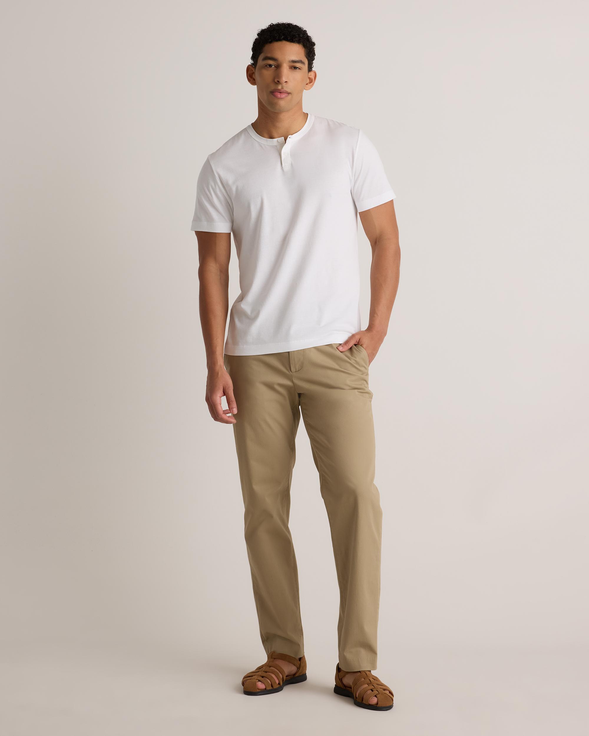 Quince | Men's 100% Pima Cotton Luxe Touch Henley Size XL, Organic Cotton Product Image