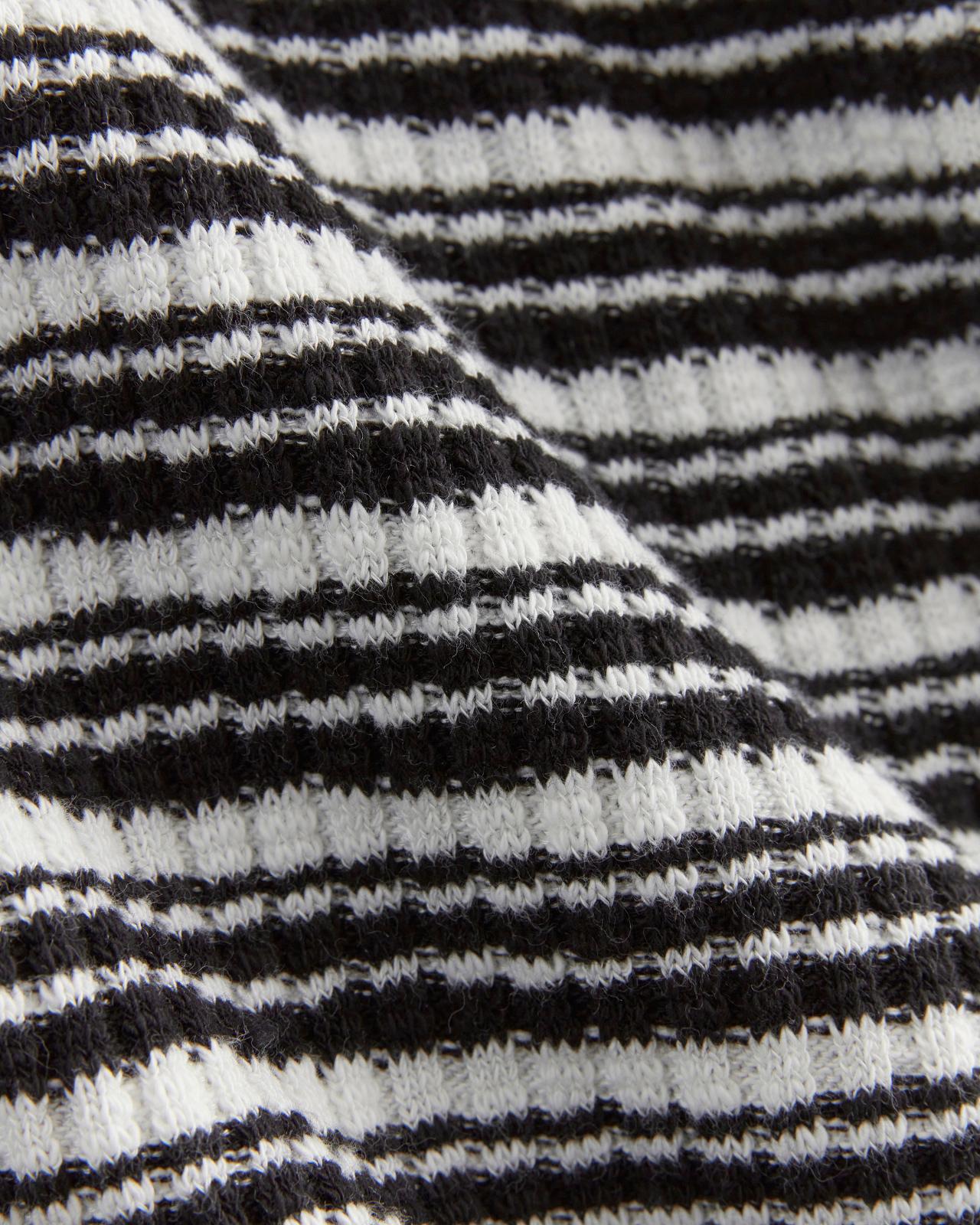 The Rib-Knit Short-Sleeve Henley Product Image