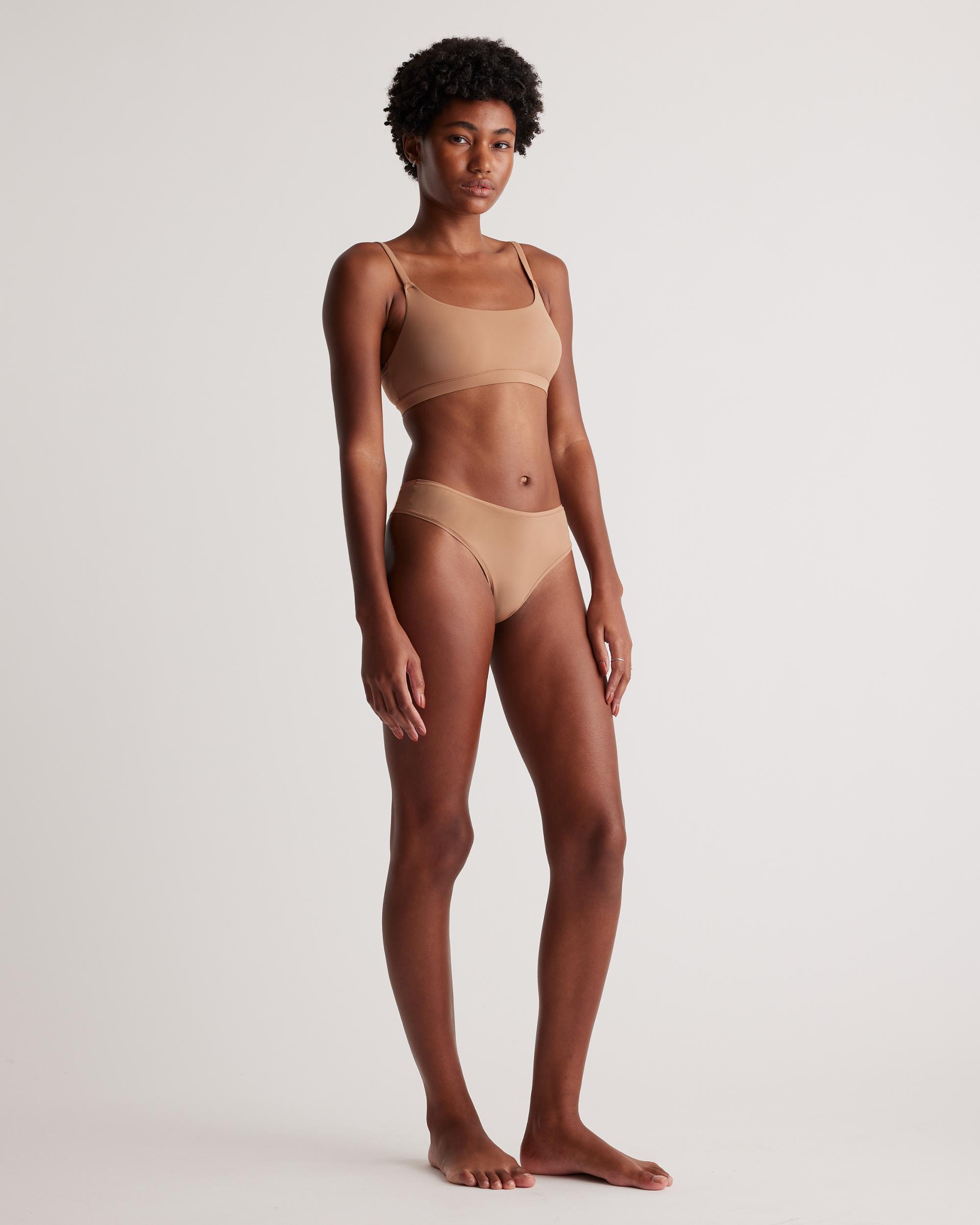 Quince | Women's Second Skin Scoop Neck Bralette Size XS, Nylon/Spandex Product Image