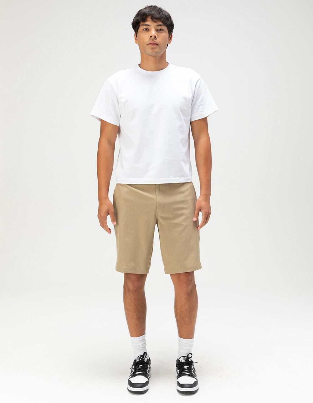 RSQ Mens Hybrid Shorts - DK KHAKI Product Image