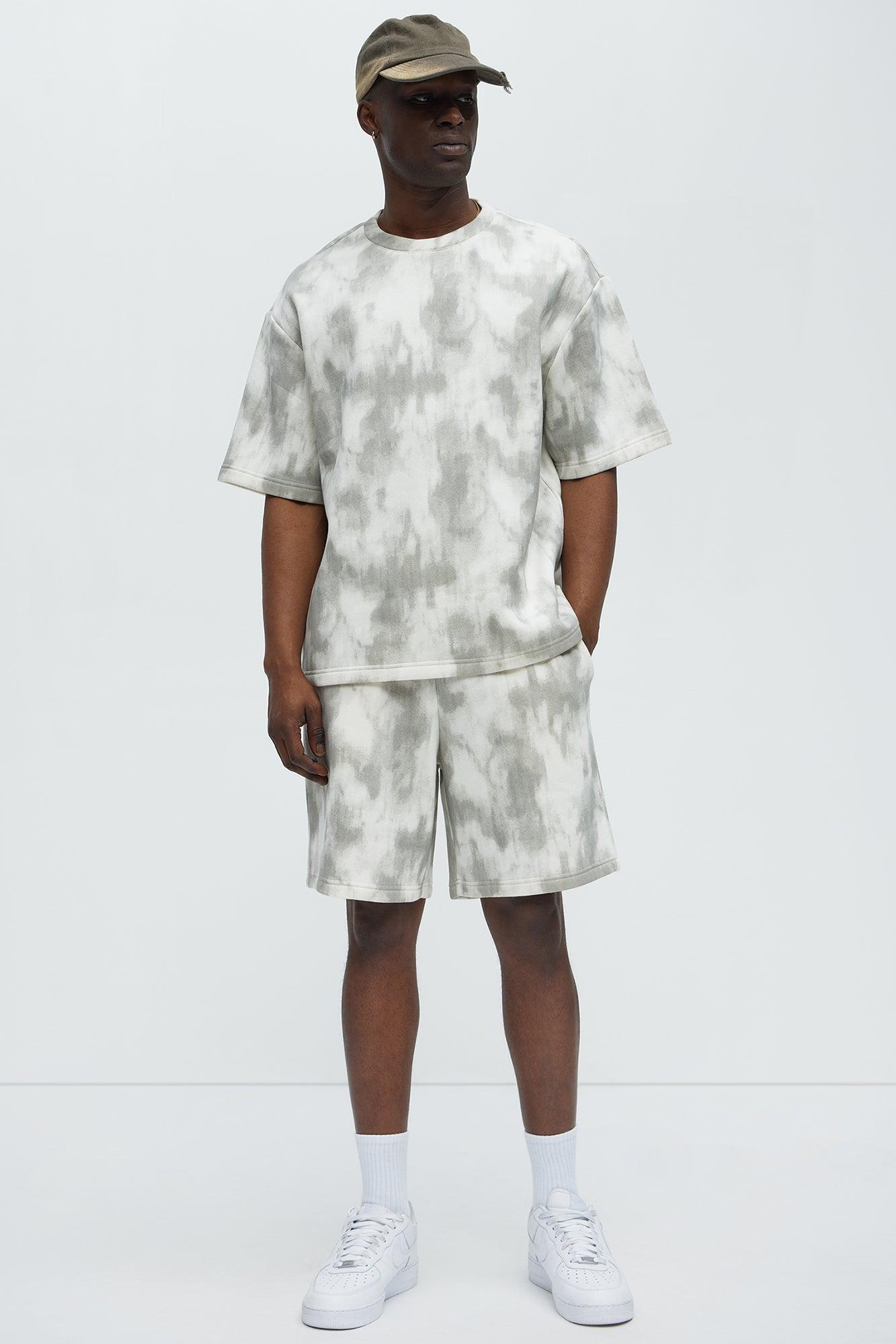 Tyson Faded Short Sleeve Tee - Cream/combo Product Image