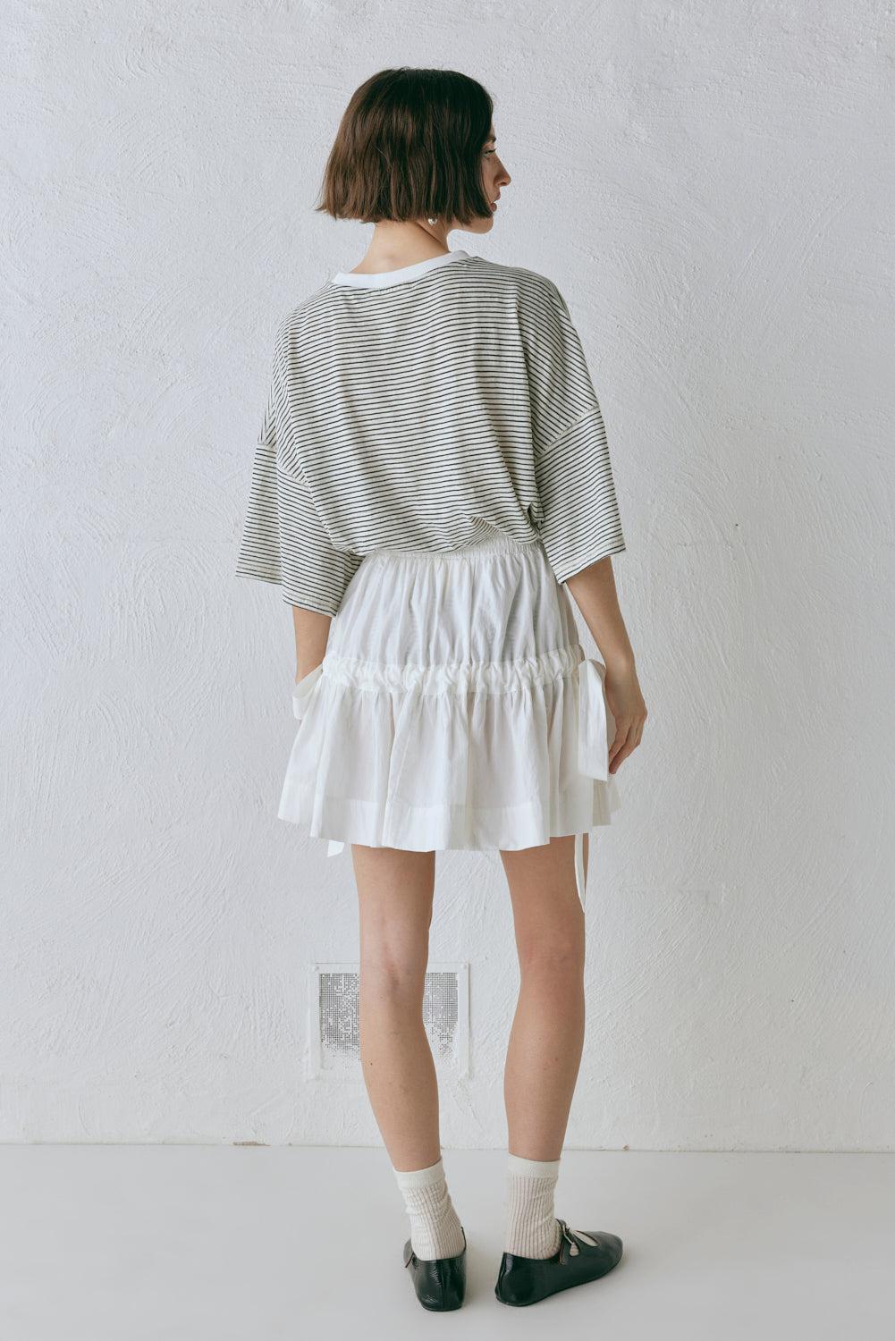 Lily Mini Skirt White Product Image