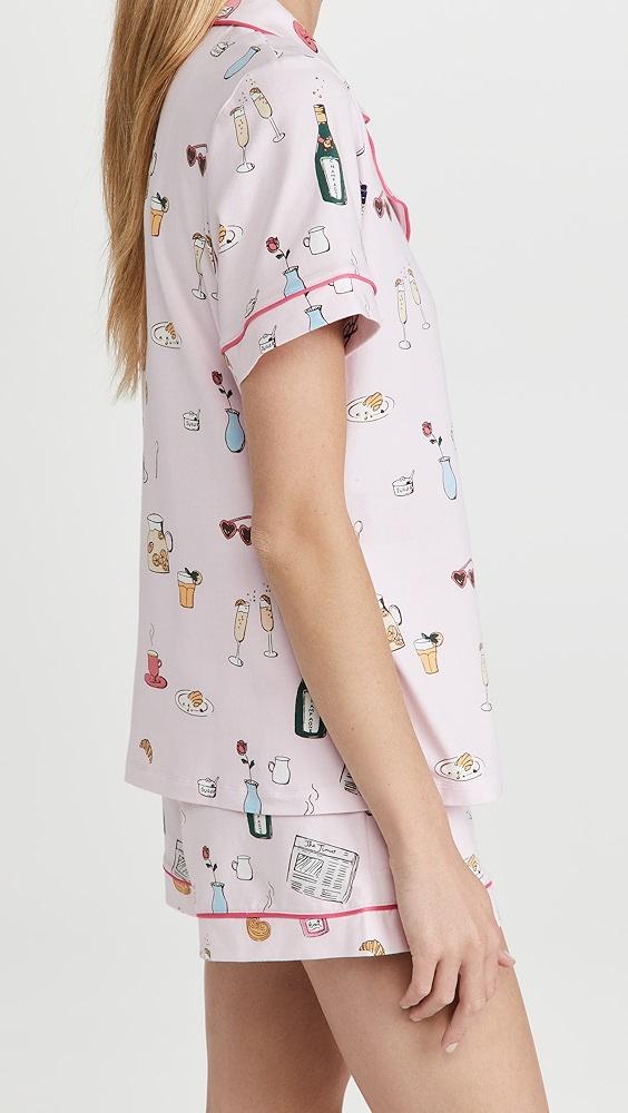 BedHead PJs Let's Do Brunch Shorty PJ Set | Shopbop Product Image