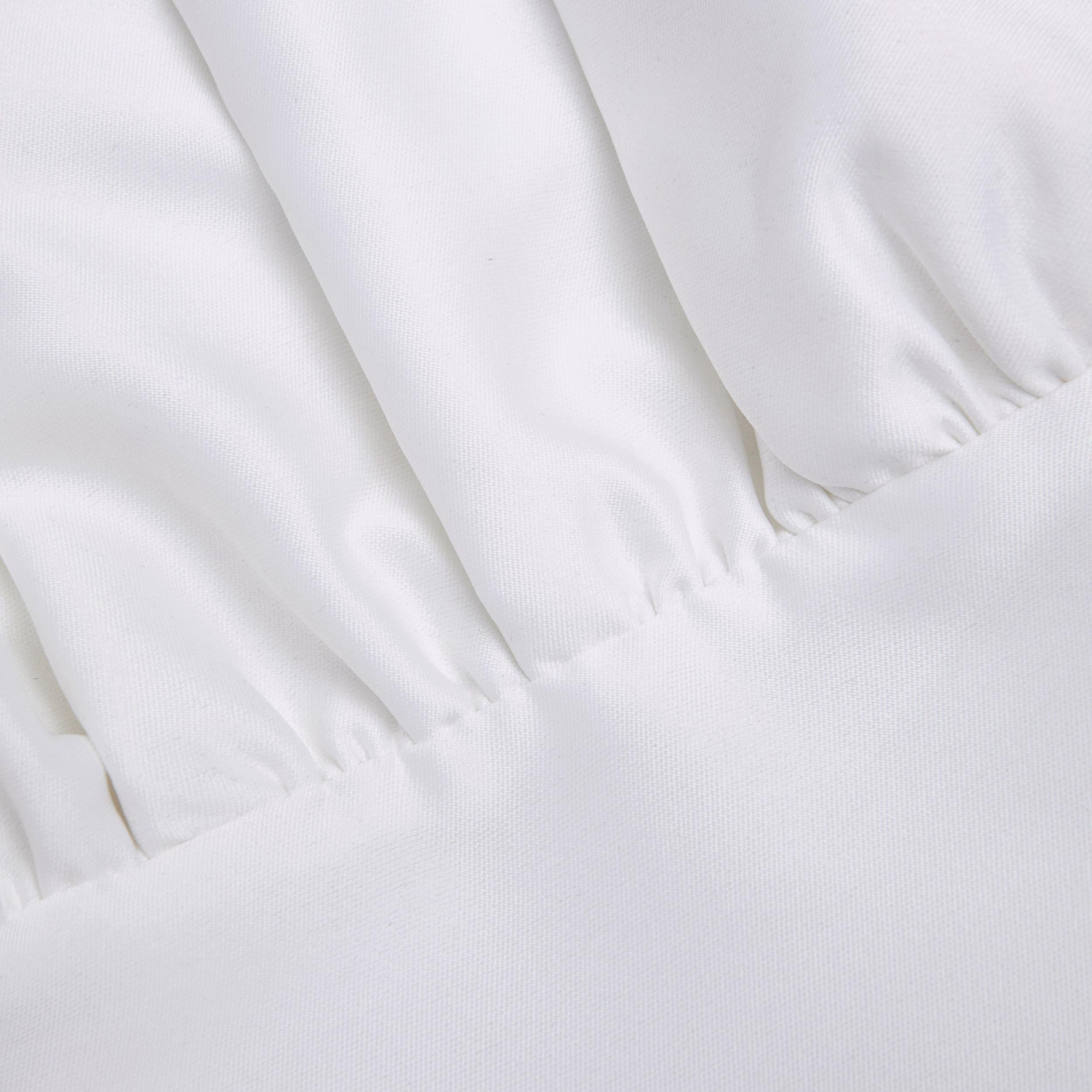 White Taffeta Maxi Dress Product Image