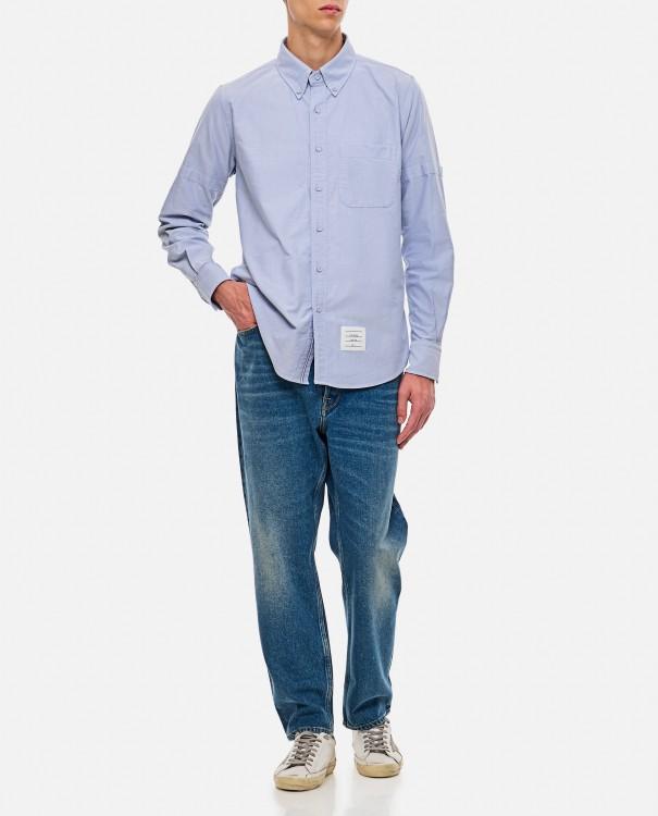 Thom Browne Men's Classic Fit Cotton Button-Down Shirt Product Image
