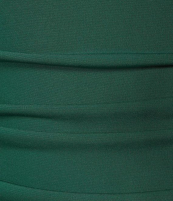 Honey and Rosie Ruched Cowl Neck Dress Product Image