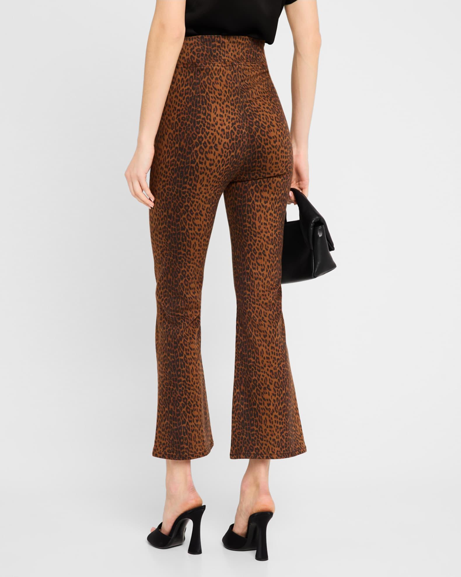 The Jetset Crop Mini Boot Leopard Pants Product Image