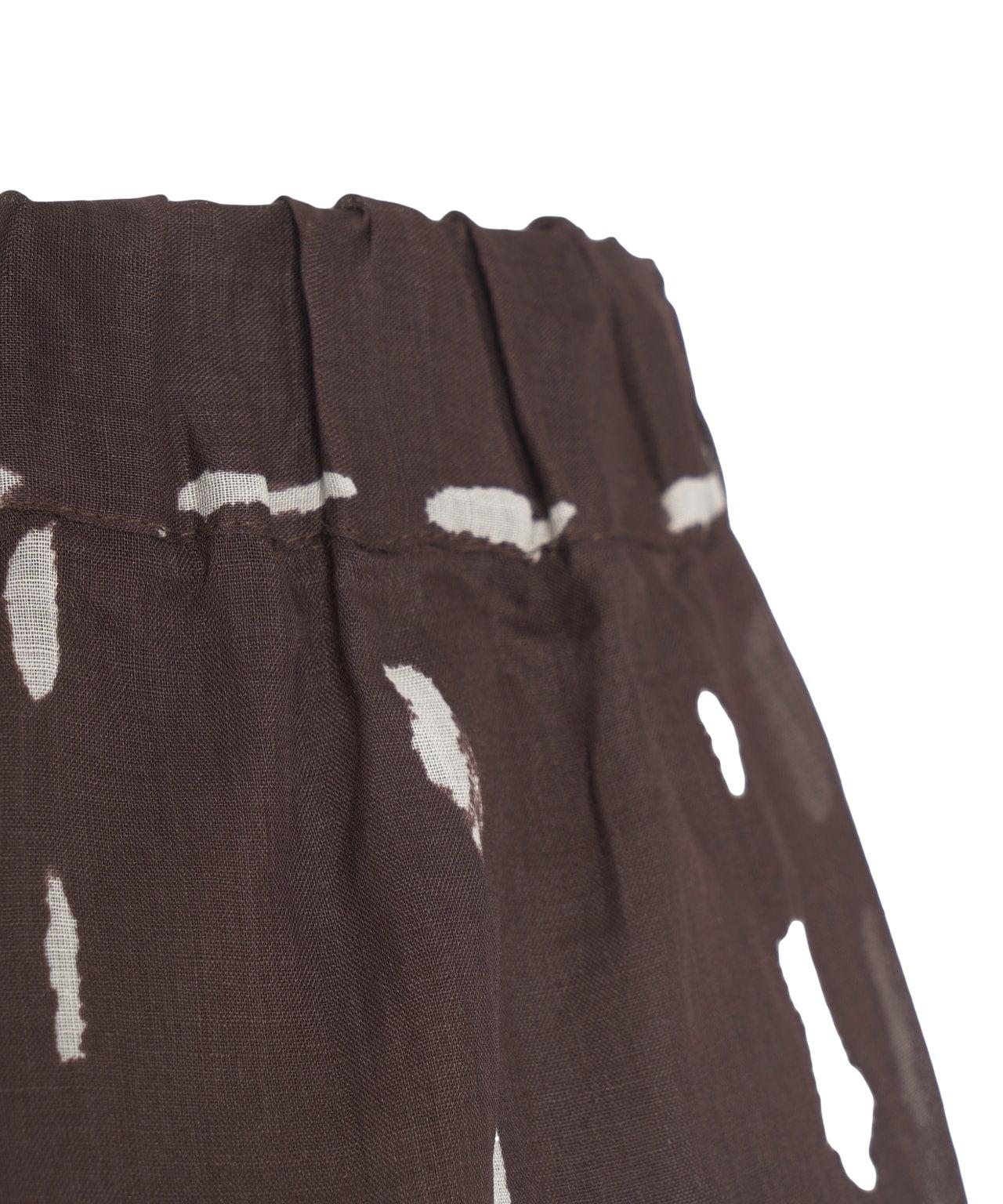 Ramie shorts with print Product Image