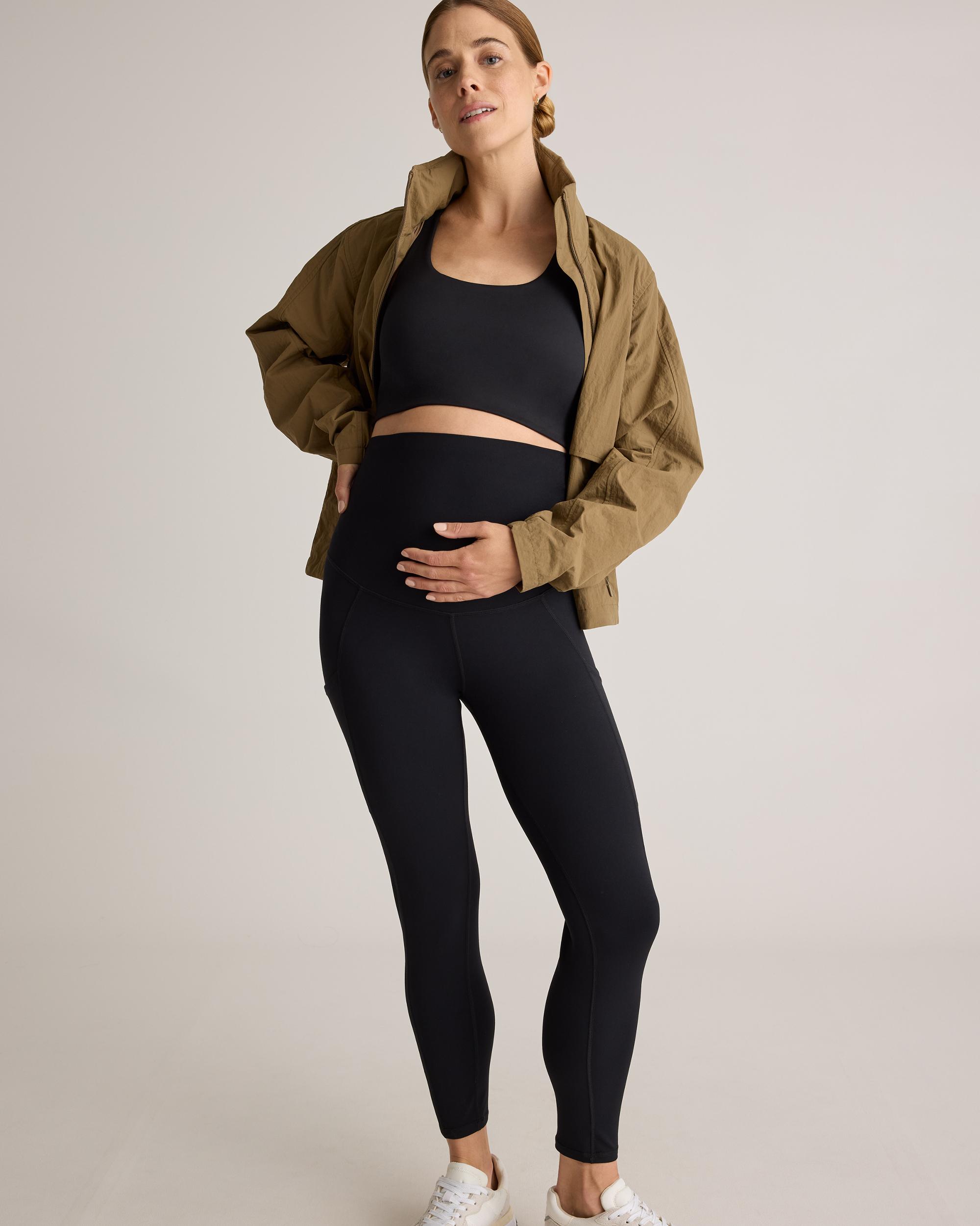 Quince | Women's Ultra-Form Maternity Pocket Leggings Size XL, Nylon/Spandex Product Image