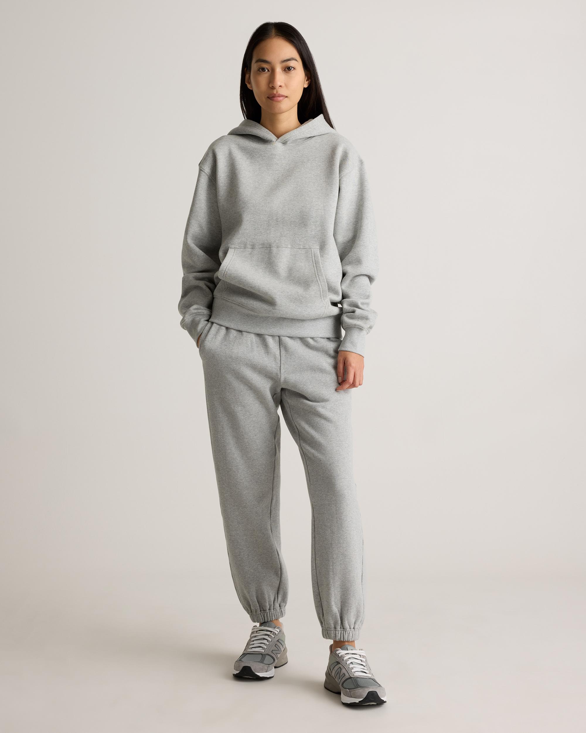 Quince | Women's Organic Heavyweight Fleece Boyfriend Hoodie Size XS, Organic Cotton Product Image