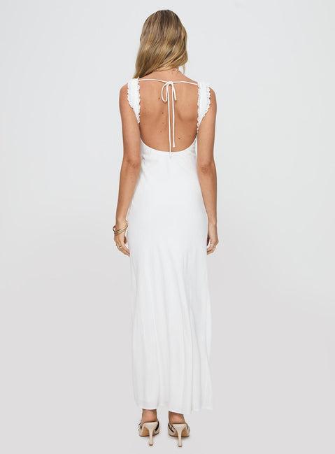 Lillette Maxi Dress White Product Image