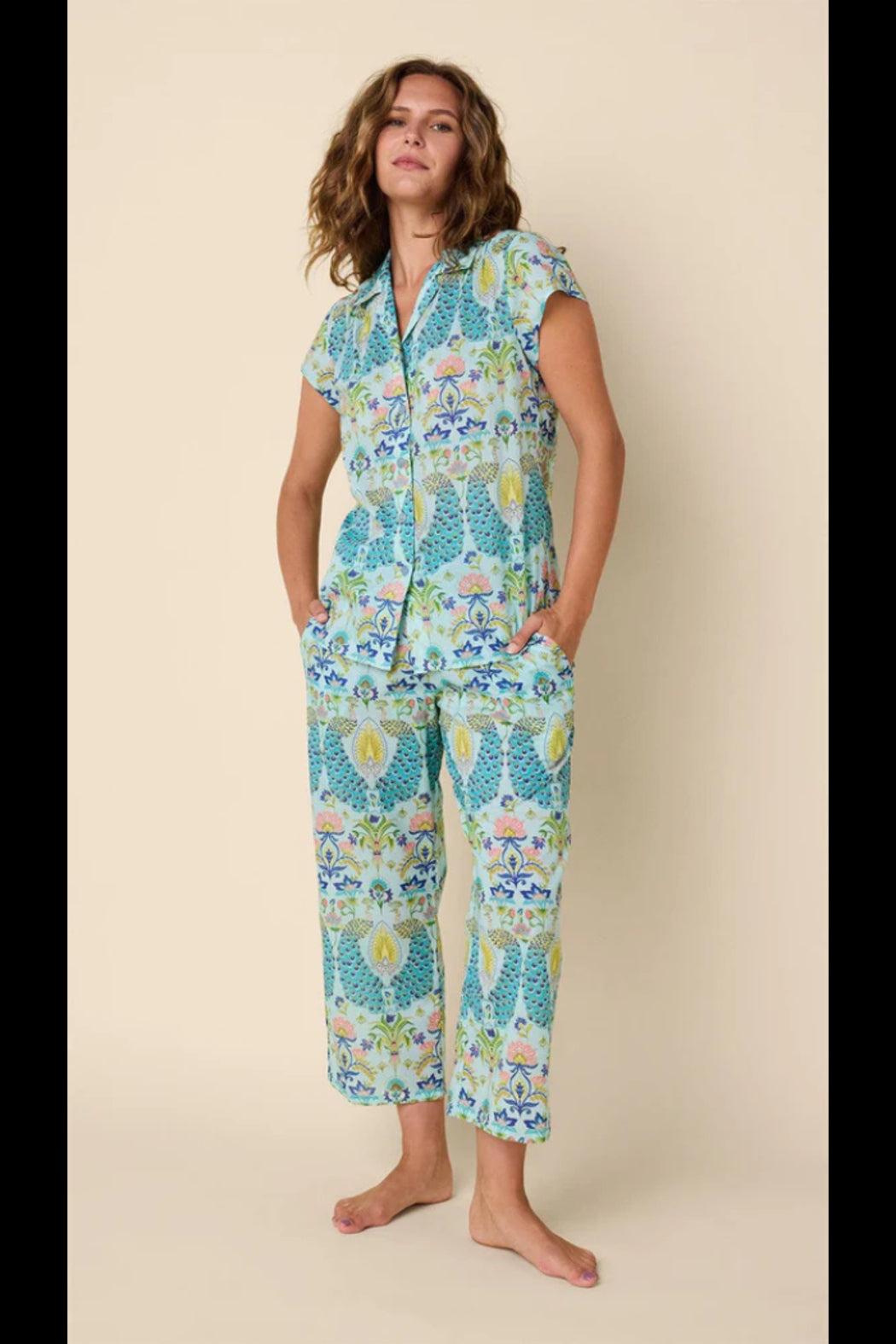 Peacock Voile Capri Product Image