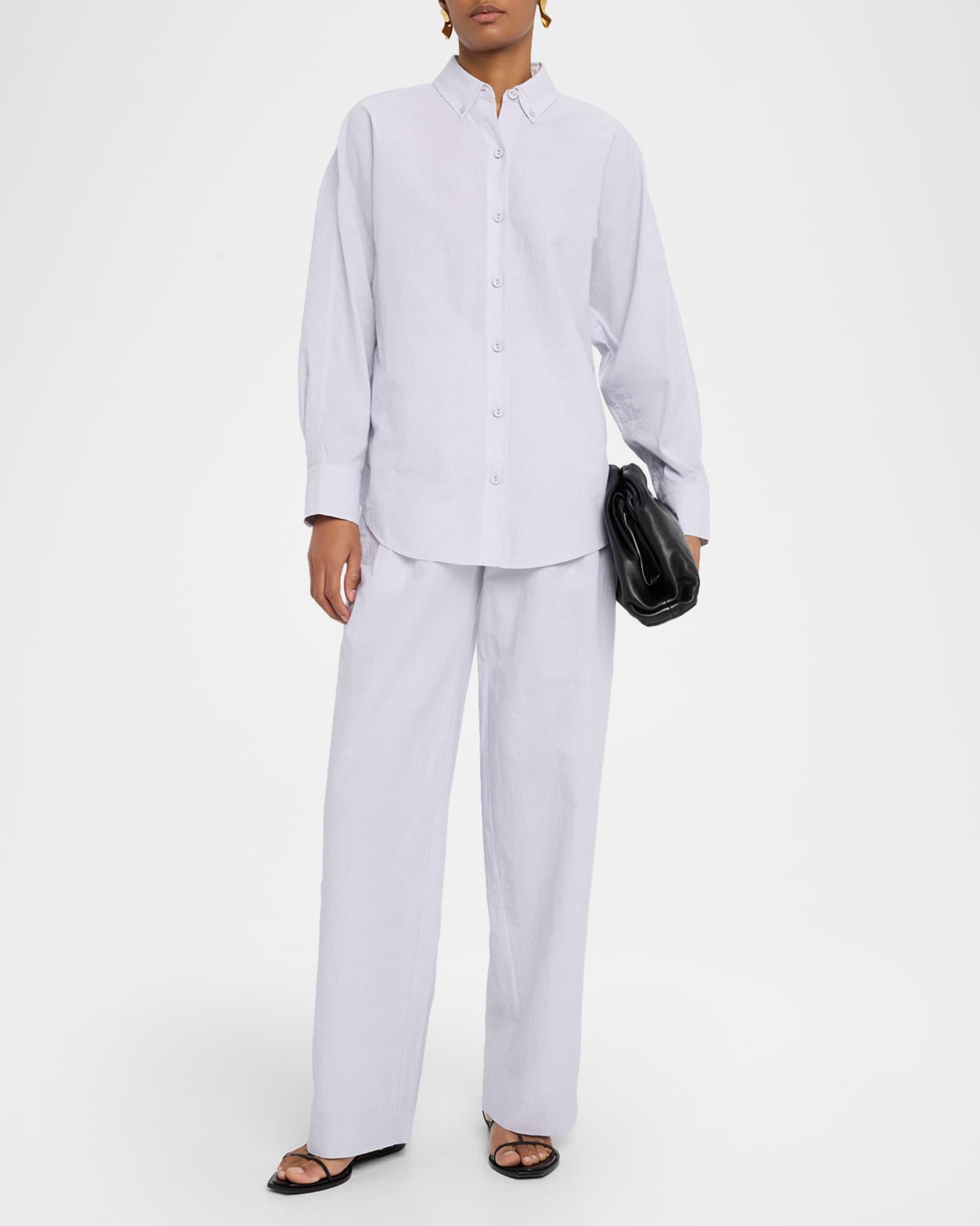 Eleanor High-Rise Linen Pants Product Image