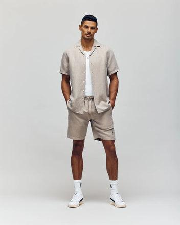 MENS WINDCREST LINEN BLEND DRAWSTRING SHORT - B6R474C200 Product Image