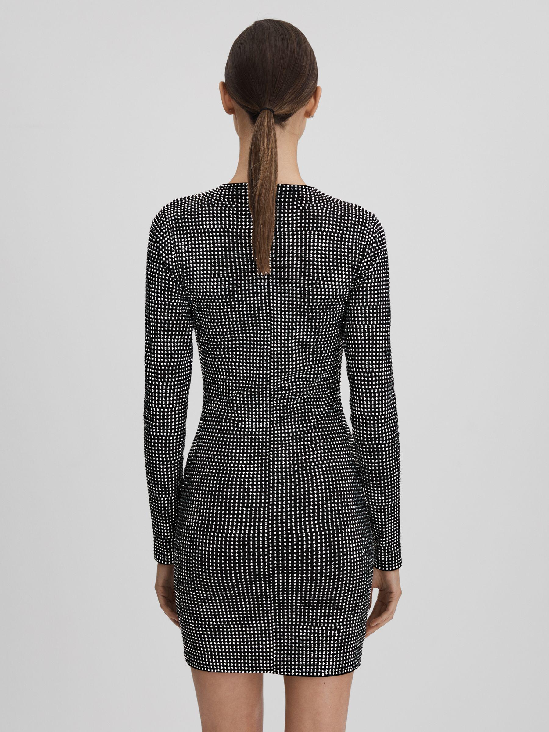 Good American Embellished Mini Dress in Black Product Image