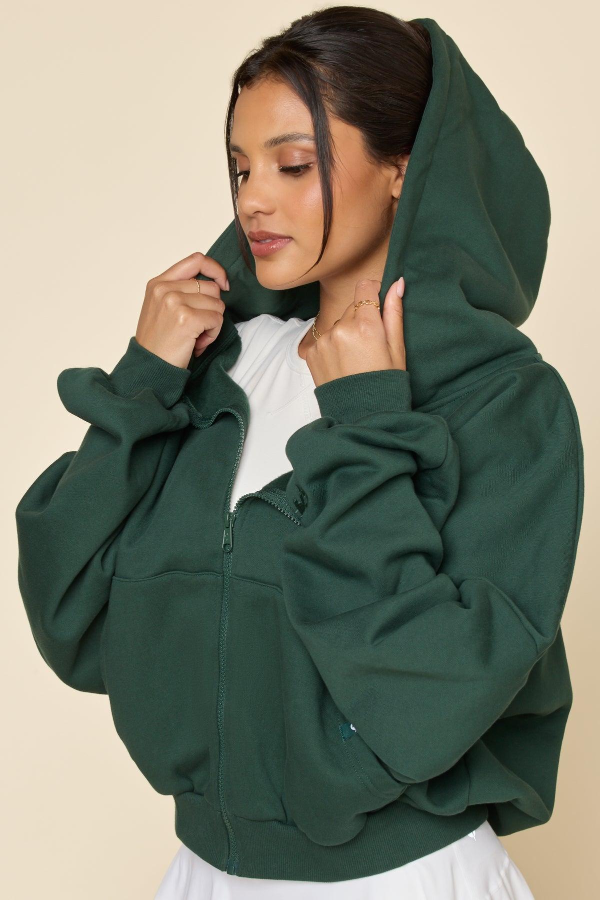 Zip Cloud Hoodie - Heather Grey Product Image