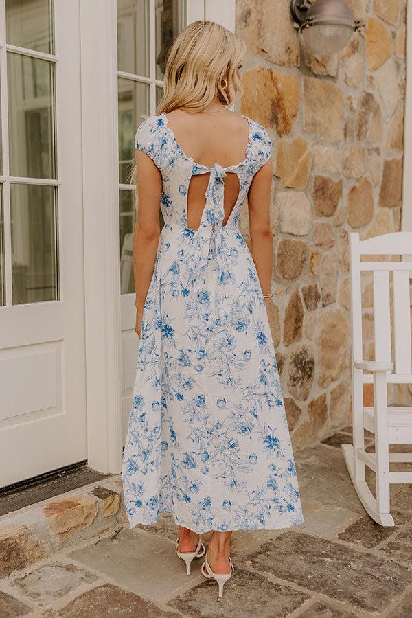 Sweet Attention Floral Midi Dress Product Image