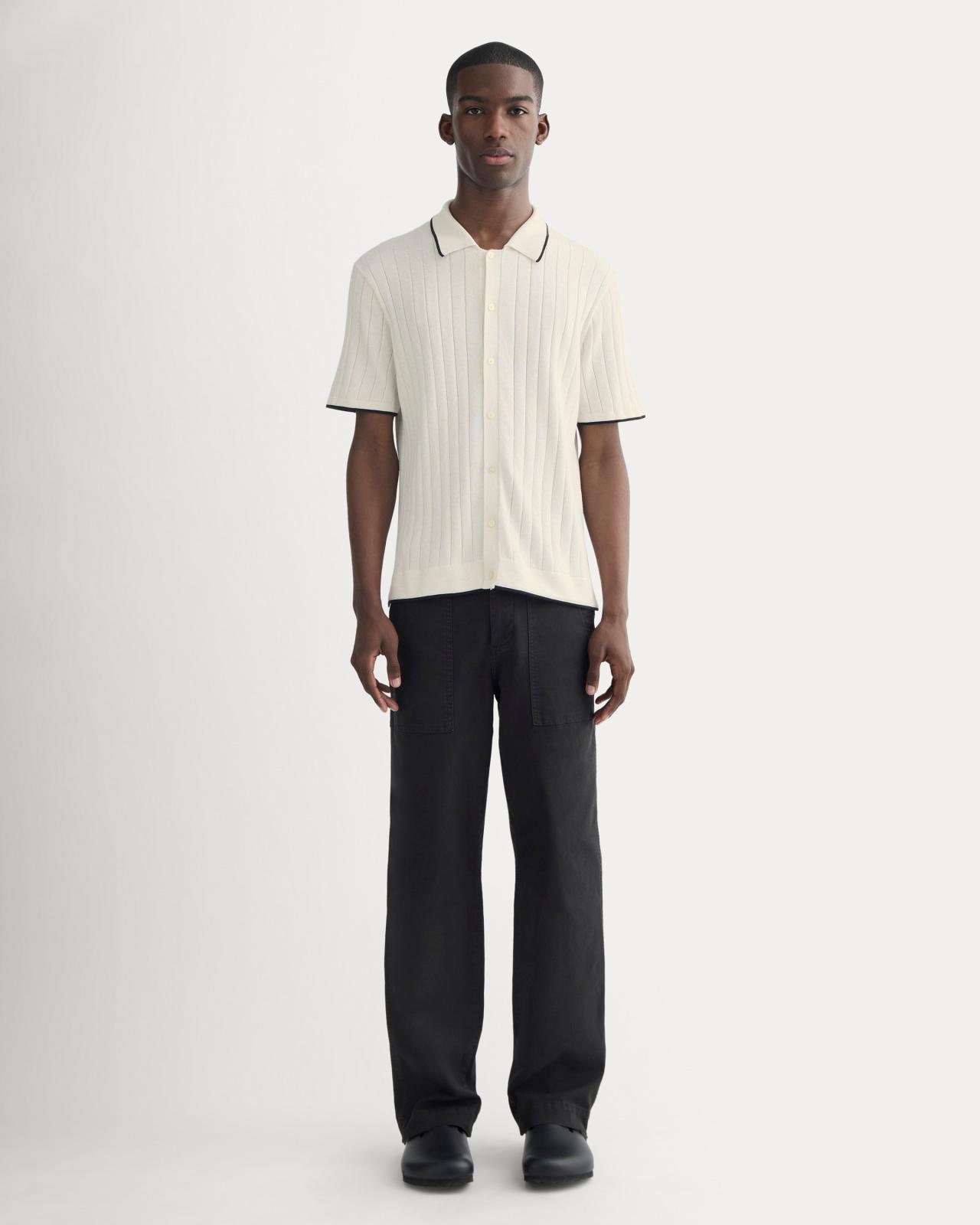 The No-Sweat Button-Down Polo Product Image