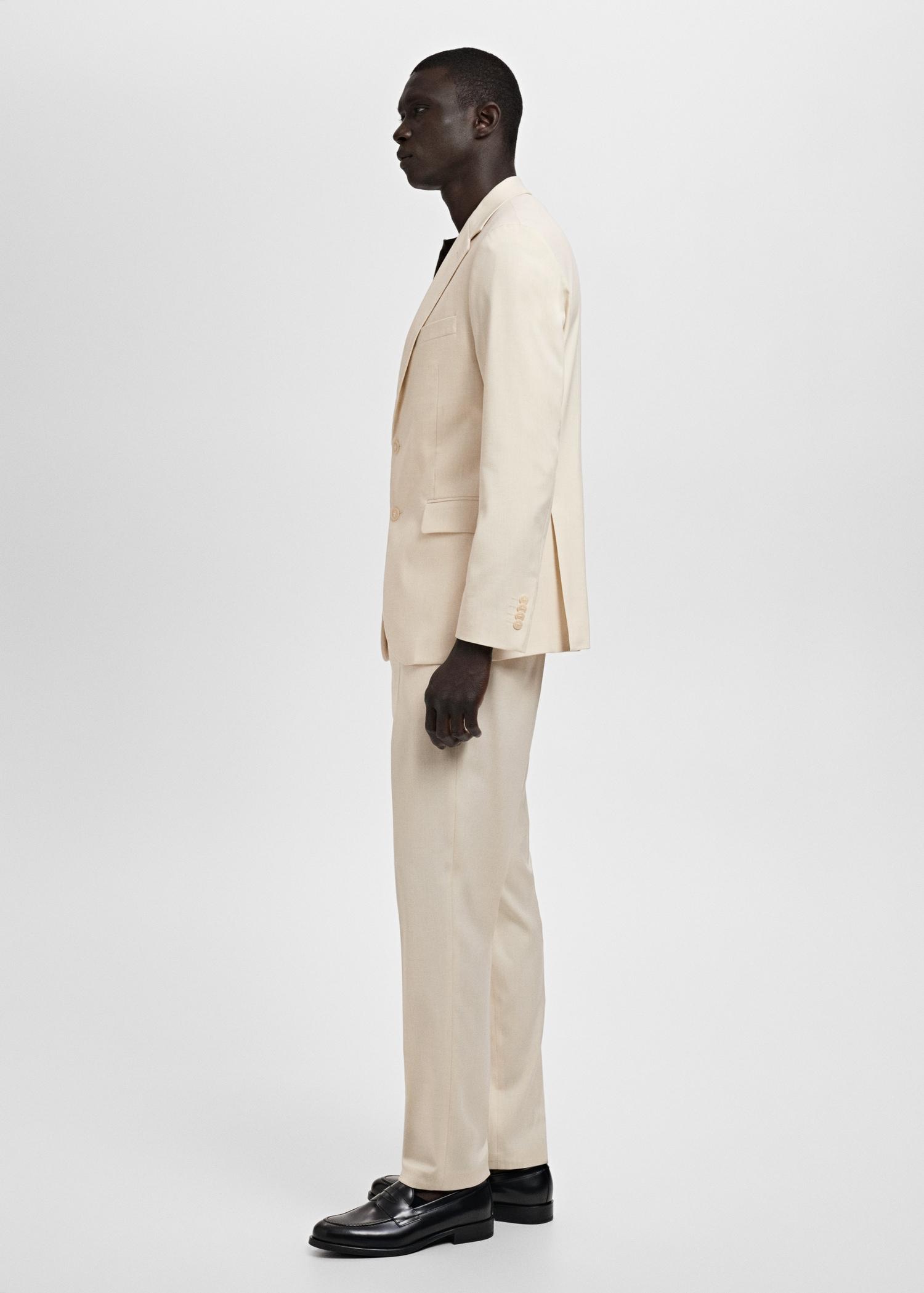 Milan slim-fit suit blazer - Men | MANGO USA Product Image