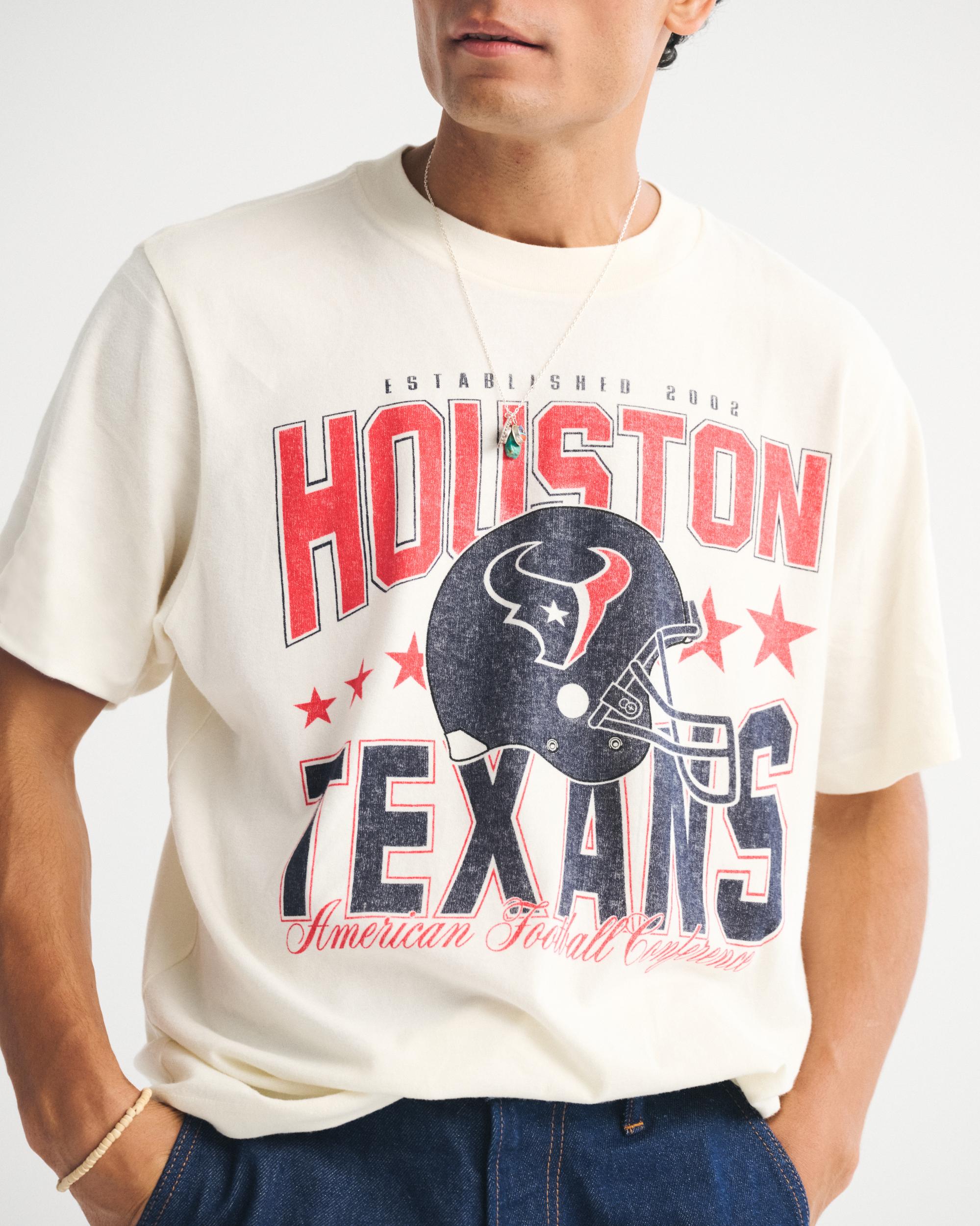 Houston Texans Vintage-Inspired Graphic Tee Product Image