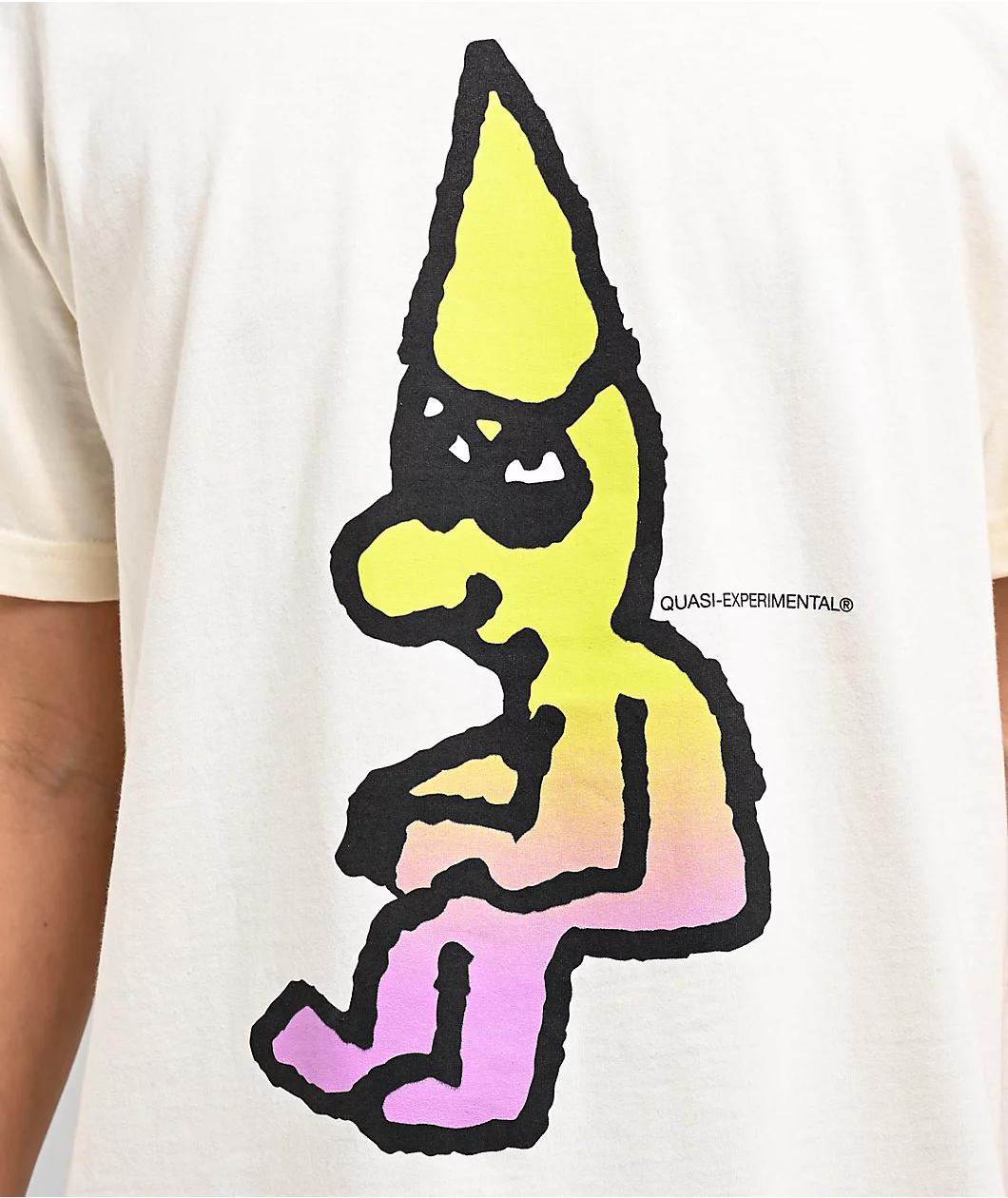 Quasi Sitting Cream T-Shirt Product Image