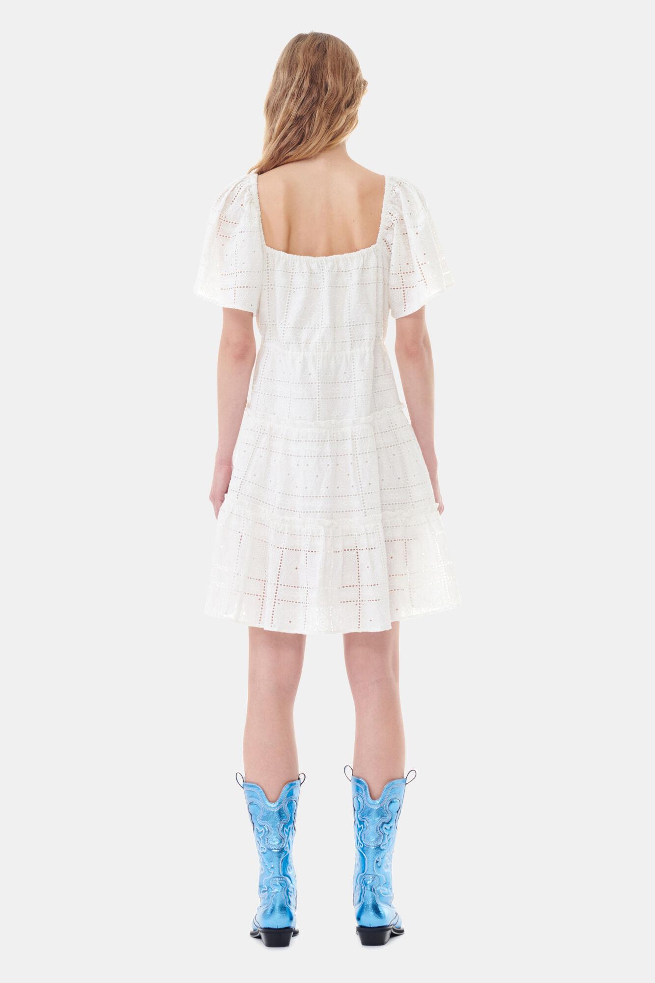 White Broderie Anglaise Layer Dress Product Image