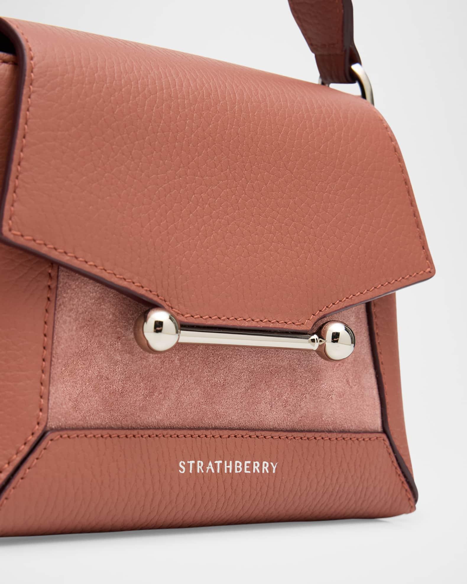 Mosaic Nano Leather & Suede Top-Handle Bag Product Image