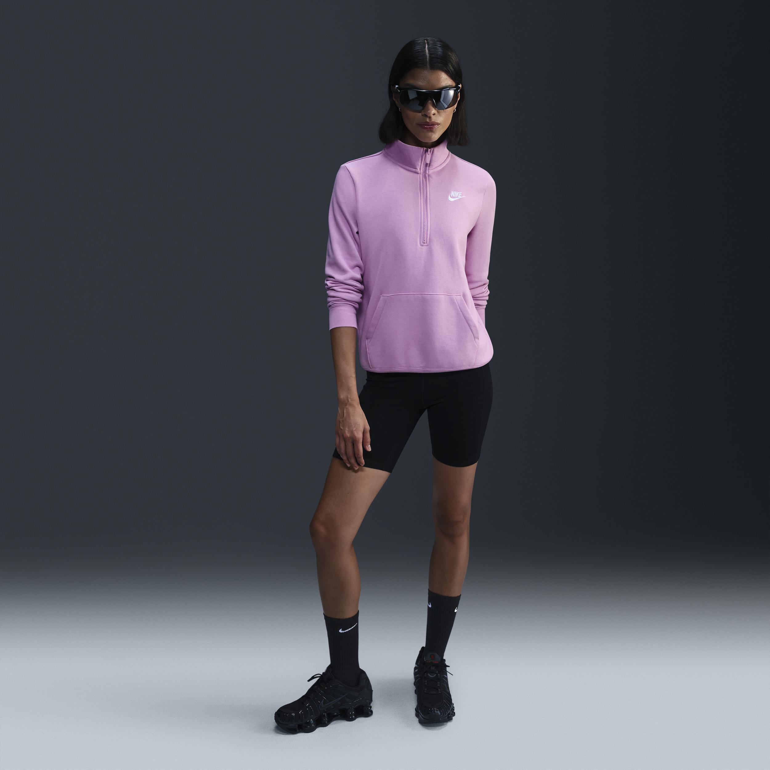 Women's Nike Sportswear Club Fleece Quarter-Zip Sweatshirt,  Product Image