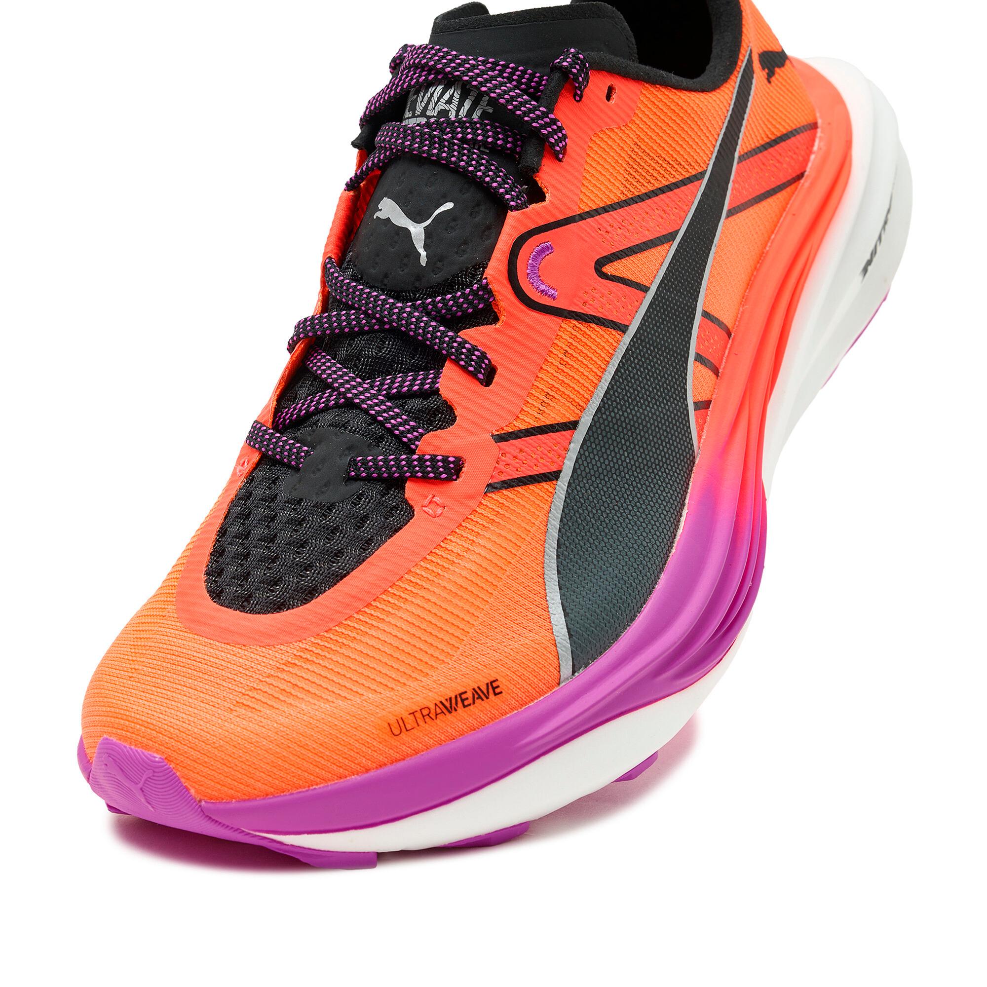 PUMA SEASONS Deviate NITROâ¢ Elite Trail Women's Running Shoes in Glowing Red/Black/Pure Magenta Product Image