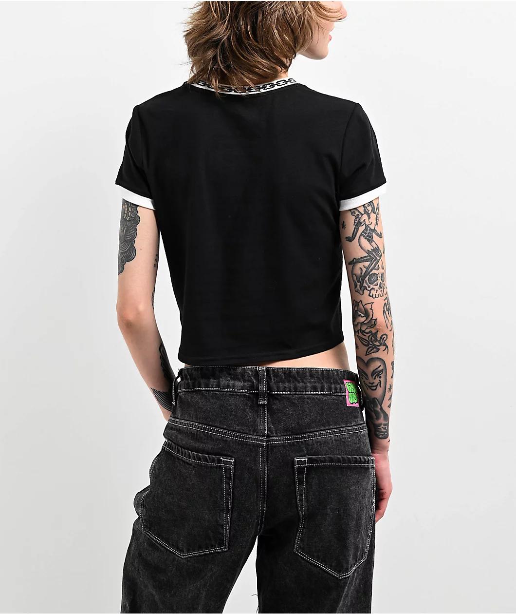 Lurking Class by Sketchy Tank Chains Black Skimmer T-Shirt Product Image