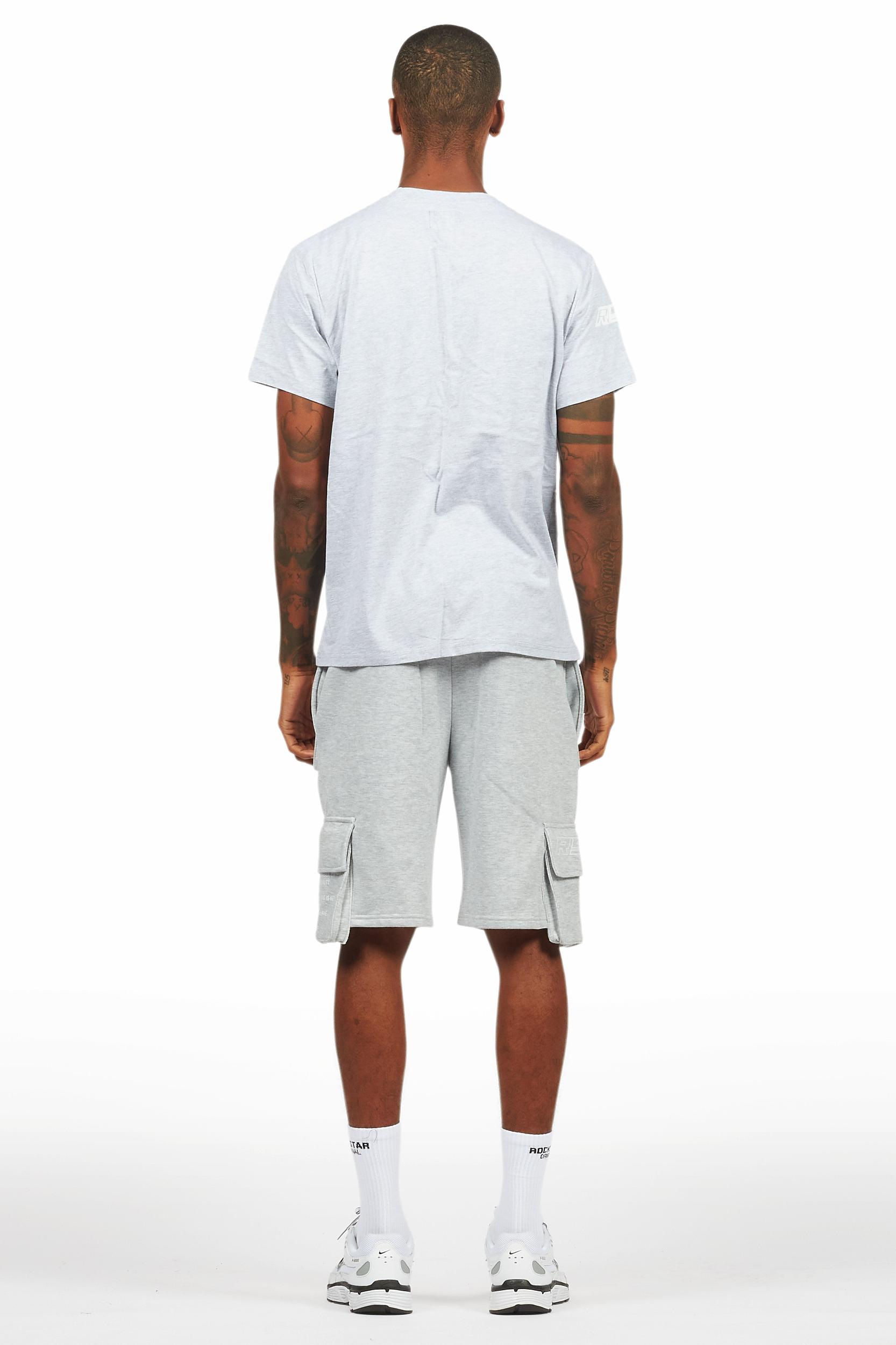 Jash Heather Grey Short Set Male Product Image