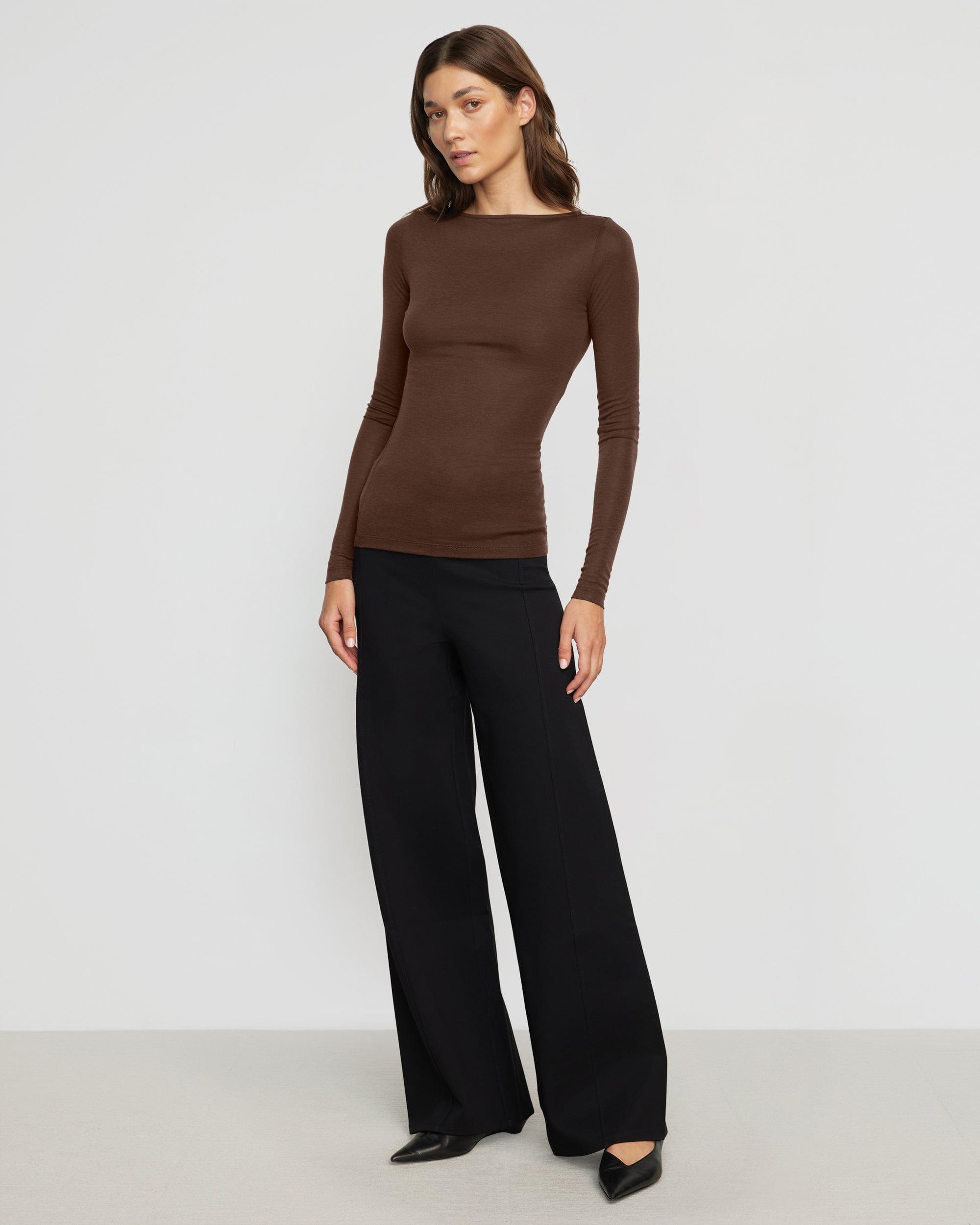 Lana Tencel-Wool Semi-Sheer Tee Product Image
