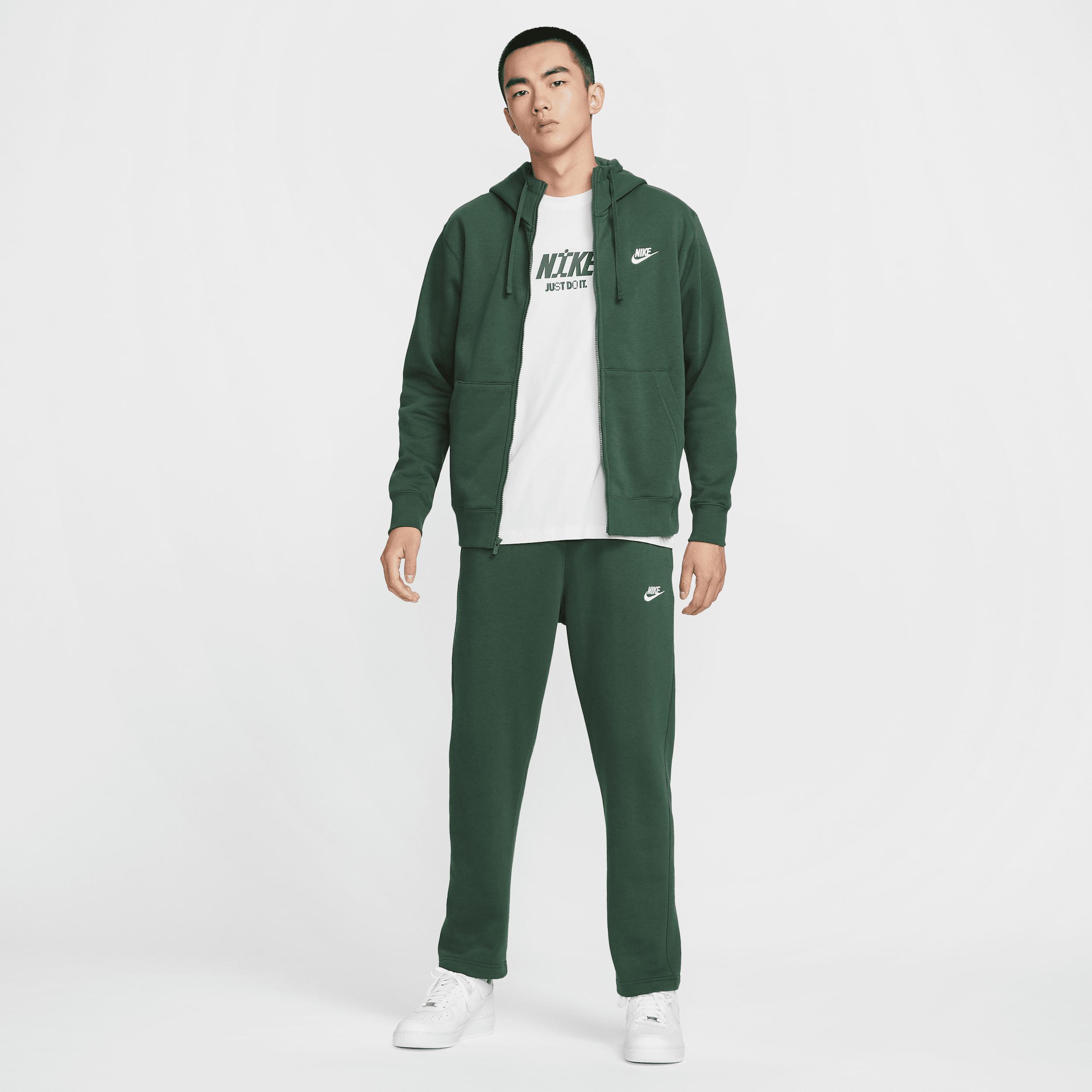 Mens Nike Sportswear Club Fleece Full-Zip Hoodie | BV2645-323 Product Image