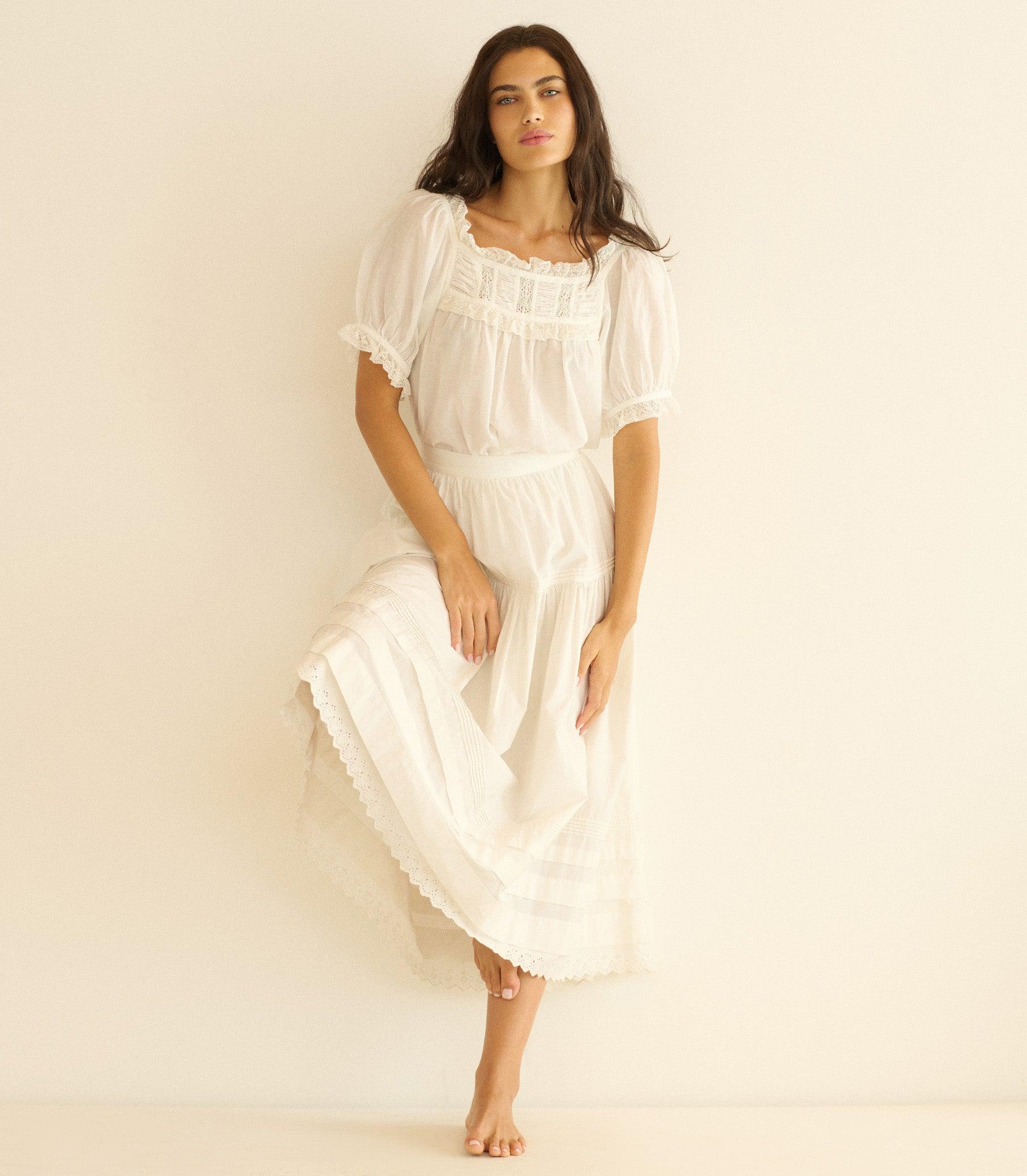 FRANCES TOP -- SALT LACE Product Image