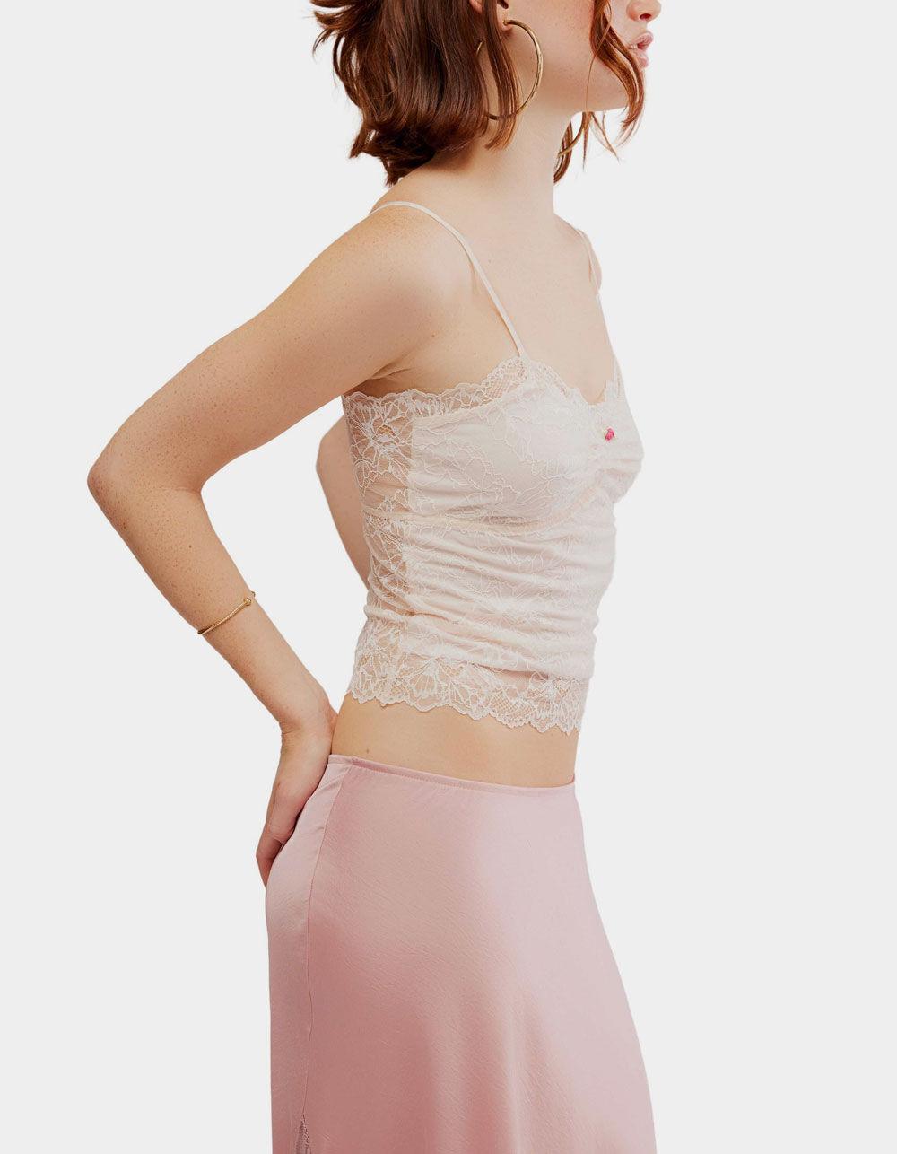 FREE PEOPLE Lacey Essential Womens Cami - CREAM Product Image