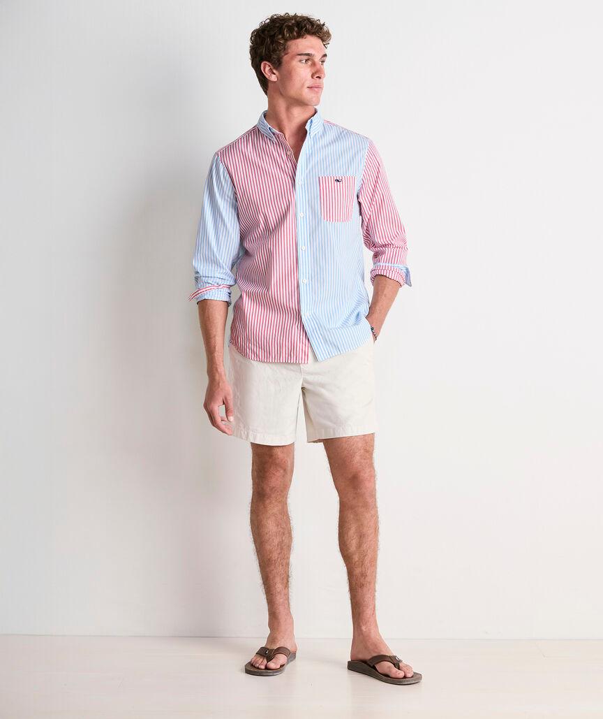 Seabird Stripe Perfect Wash Poplin Party Shirt Product Image