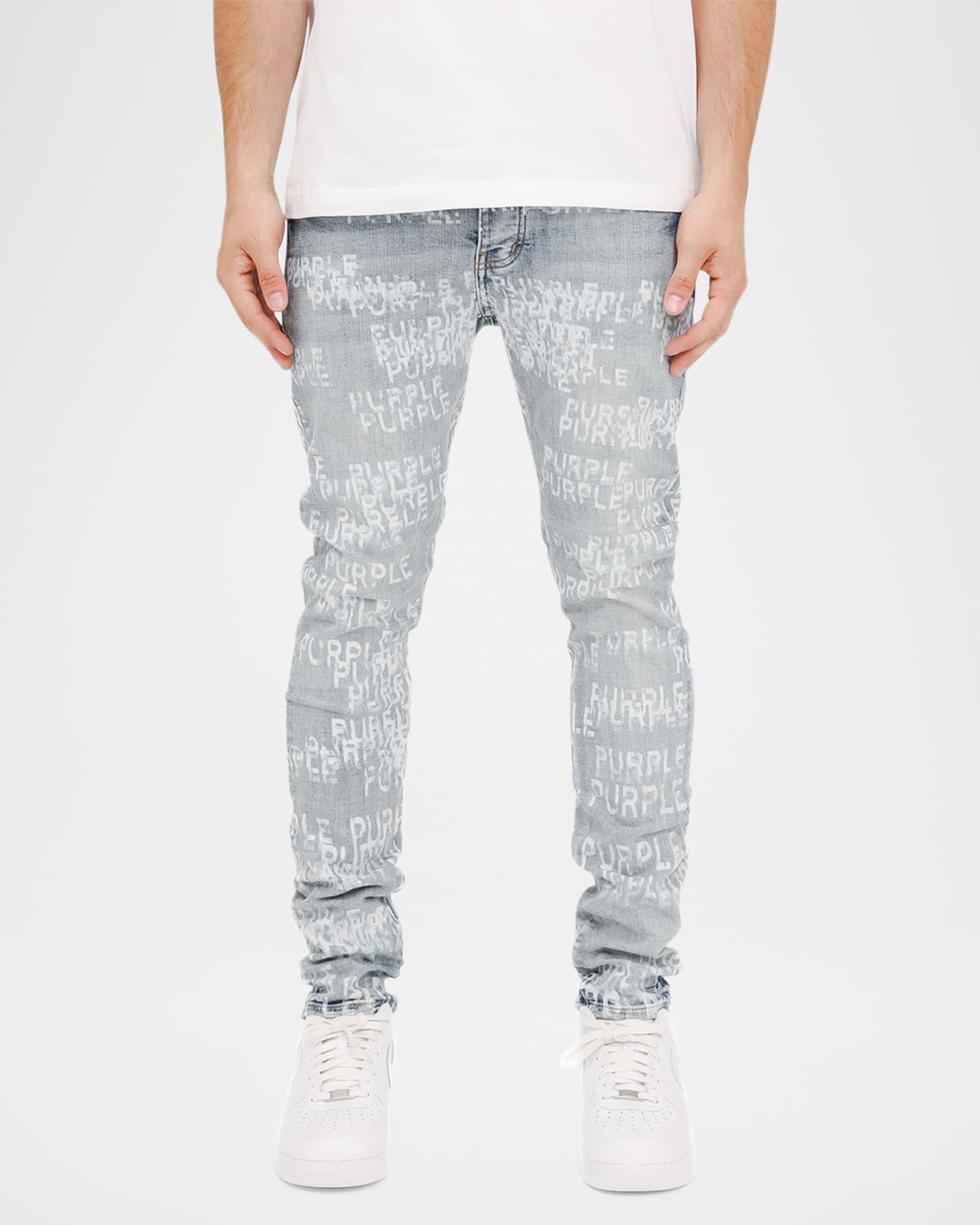 Men's Repeat-Logo Skinny Jeans Product Image