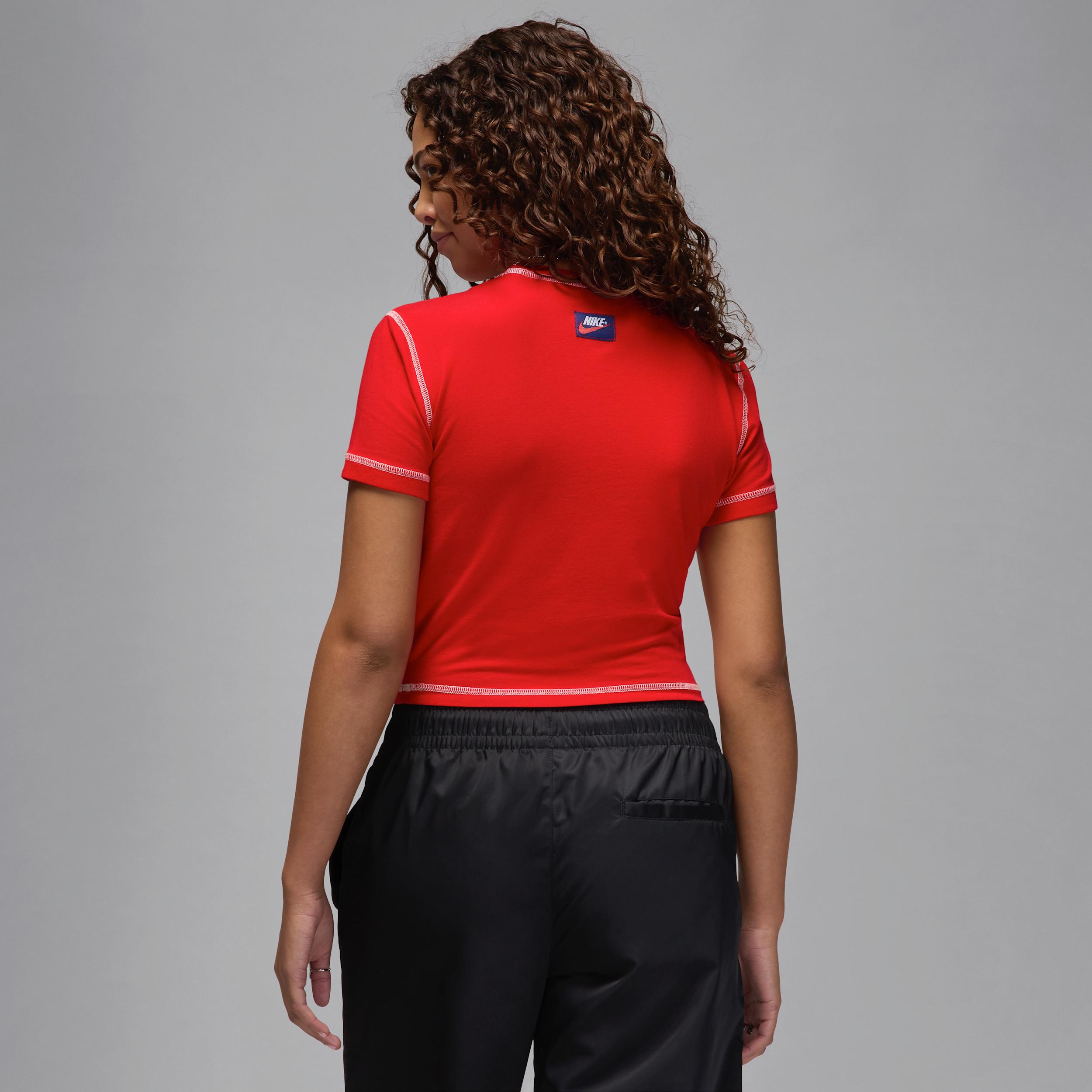 Jordan Rare Air Women's Cropped Short-Sleeve T-Shirt Product Image