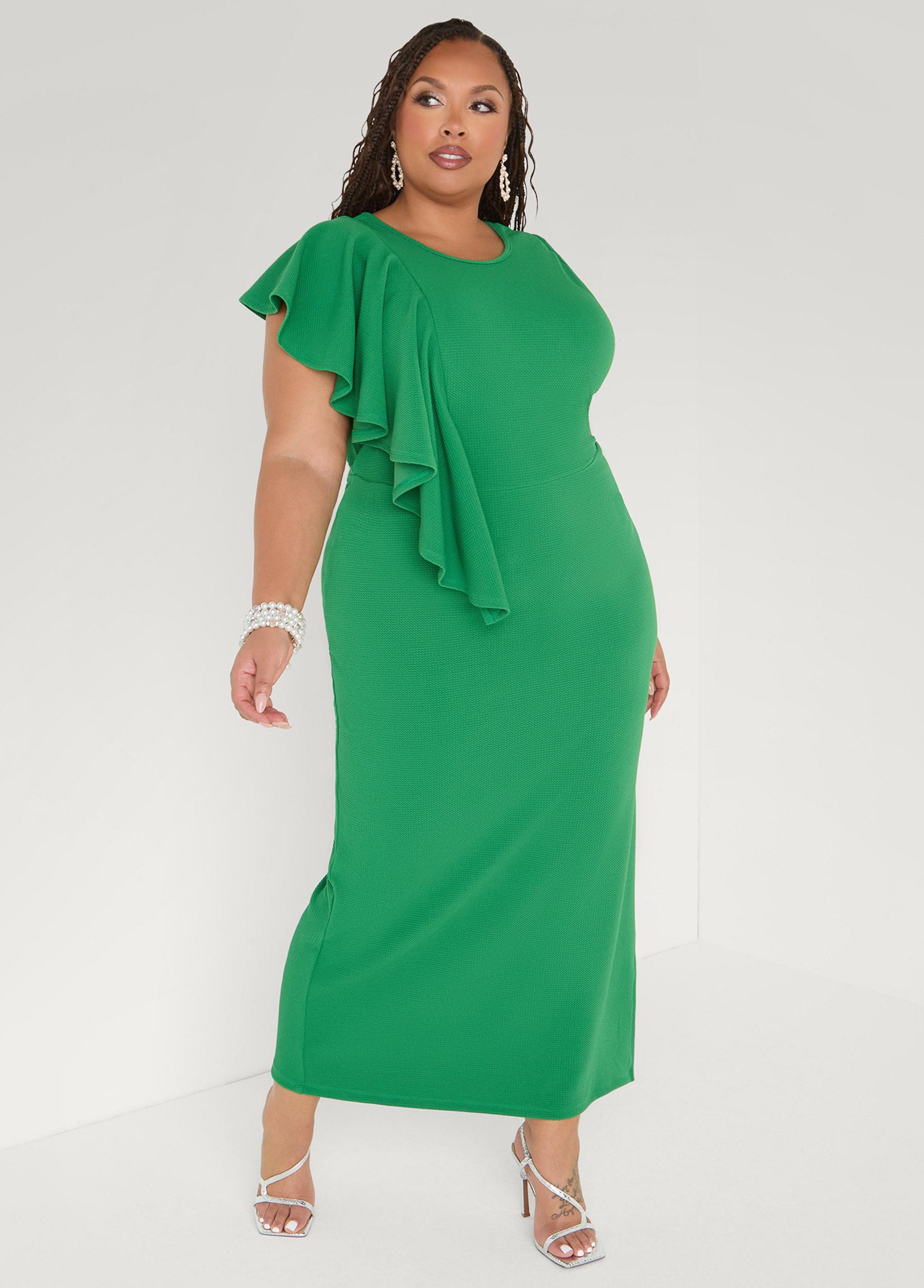 Ruffled Maxi Dress Product Image