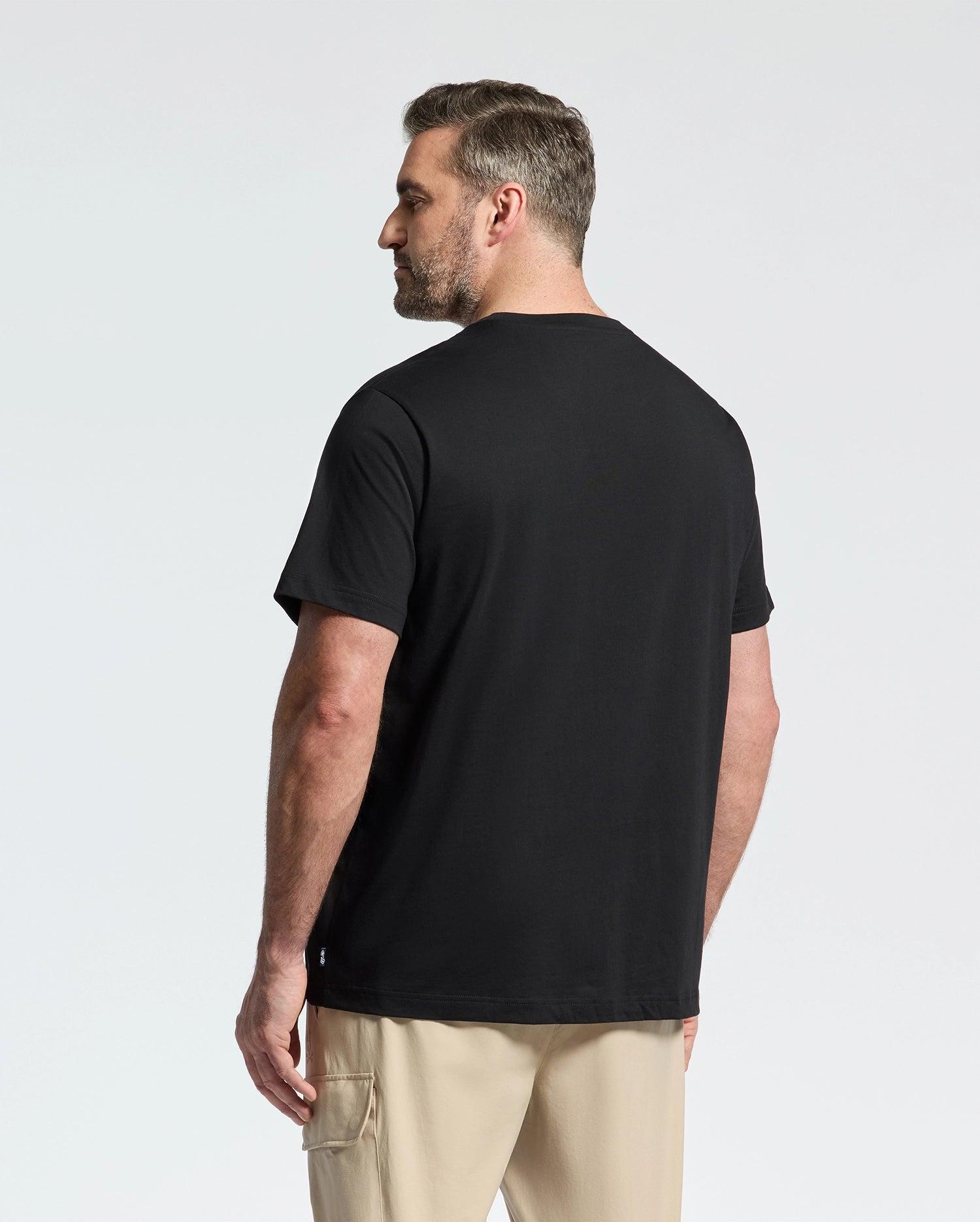 MENS BIG AND TALL BERNI EMBROIDERED WORDMARK GRAPHIC TEE - B9U417F200 Male Product Image