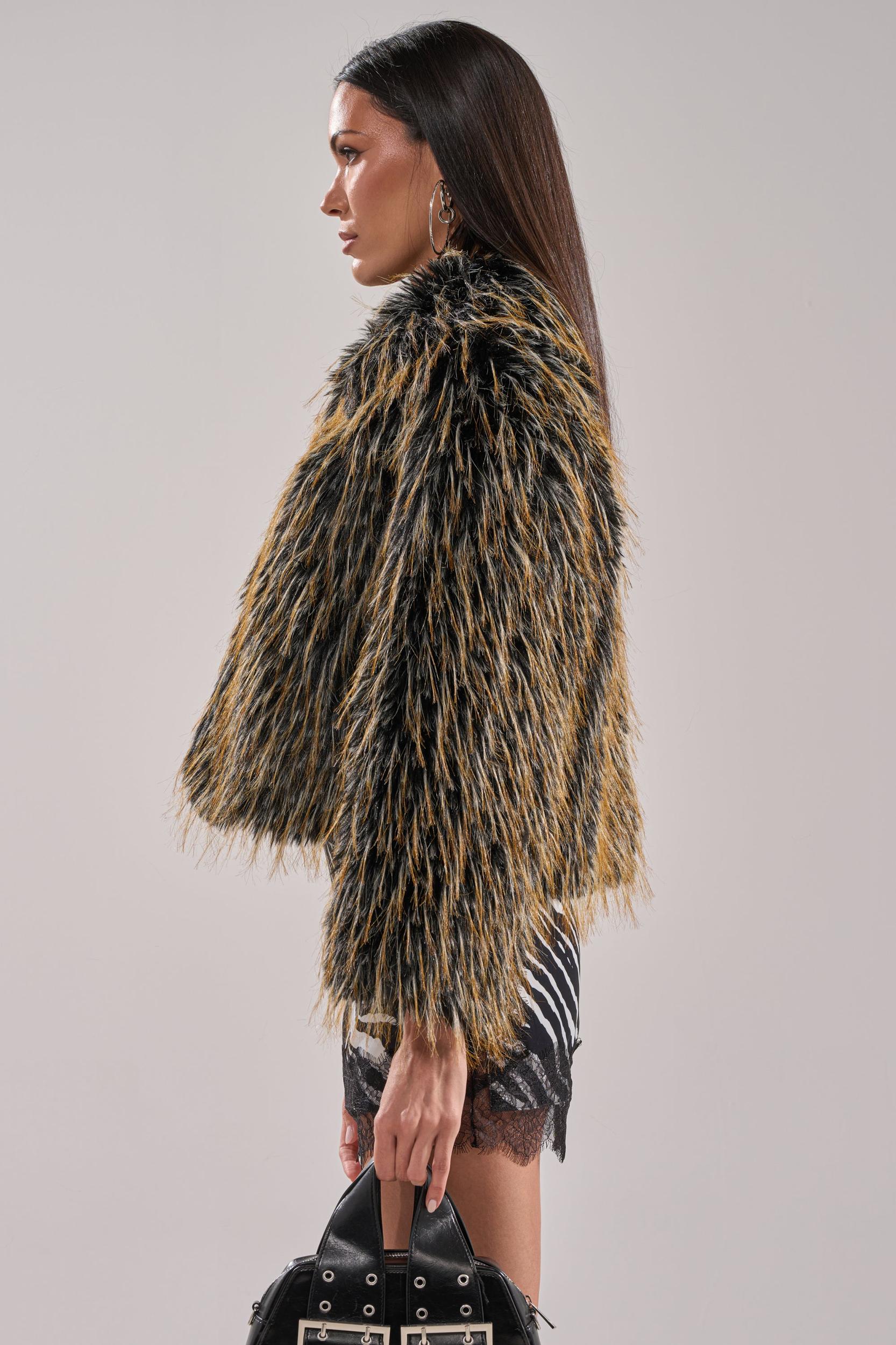 JUPITER FAUX FUR COAT Product Image