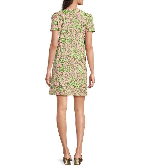 Lilly Pulitzer Dev Cotton Jersey Notch Collar Short Sleeve T-Shirt Dress Product Image