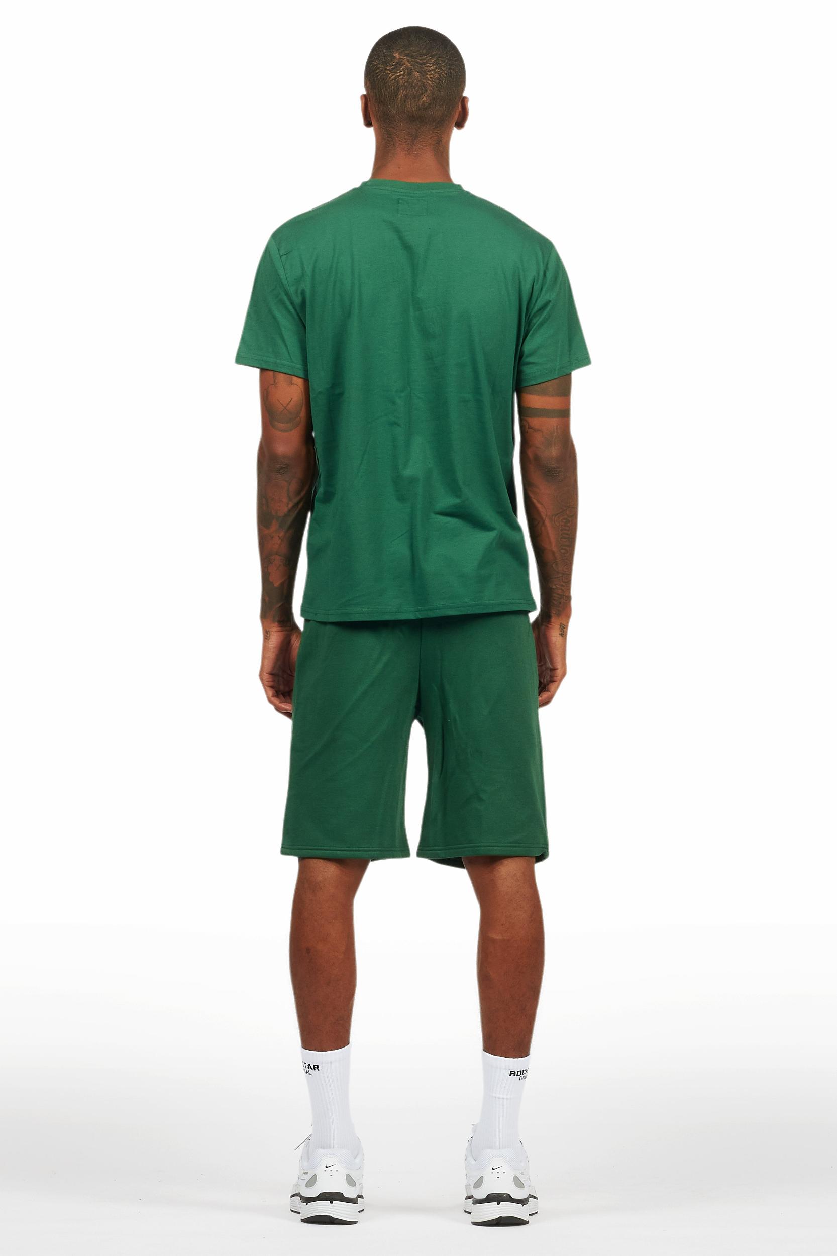 Sana Green/Black Short Set Male Product Image