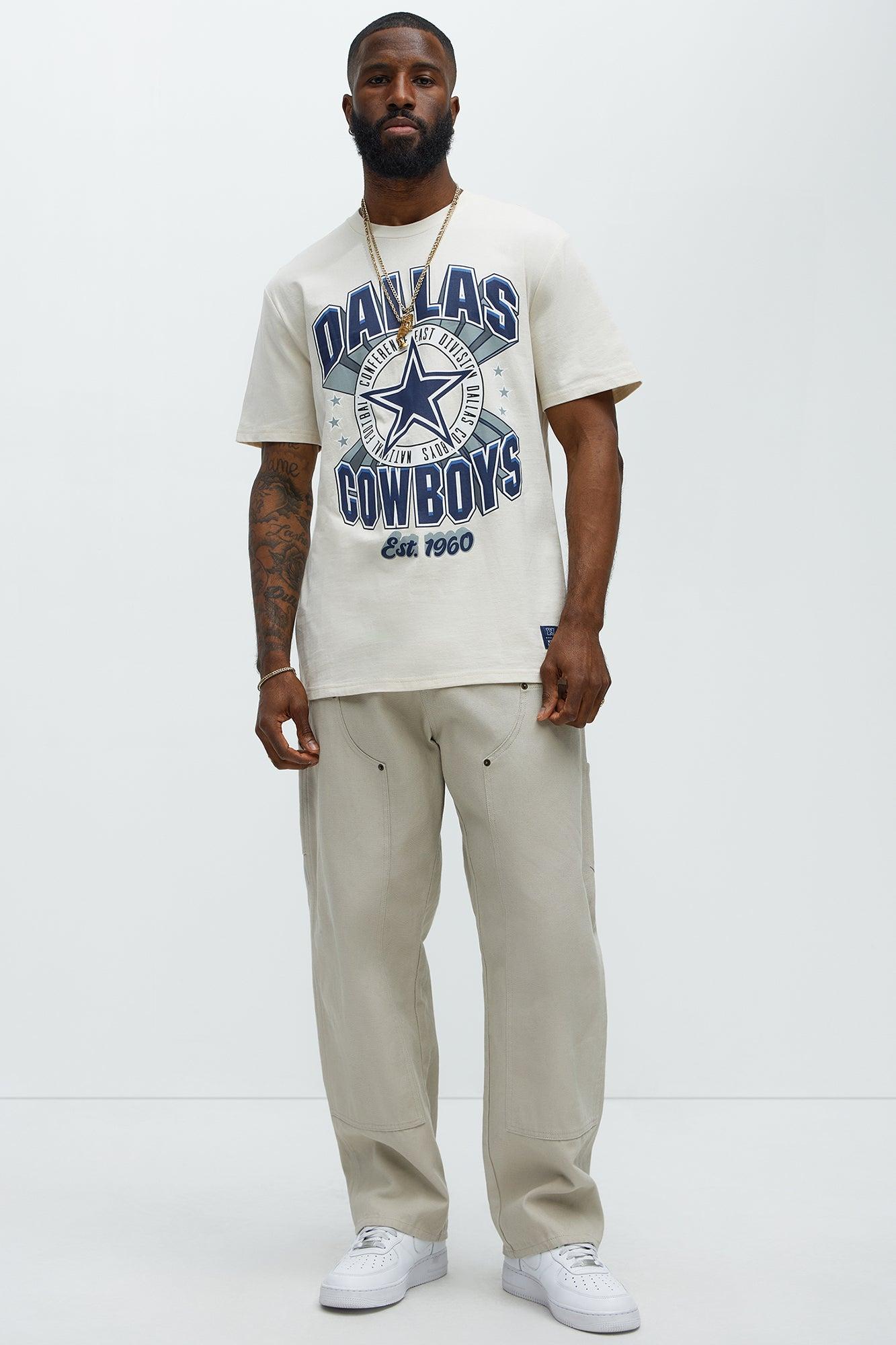 Cowboys Upfront Short Sleeve Tee - White Product Image