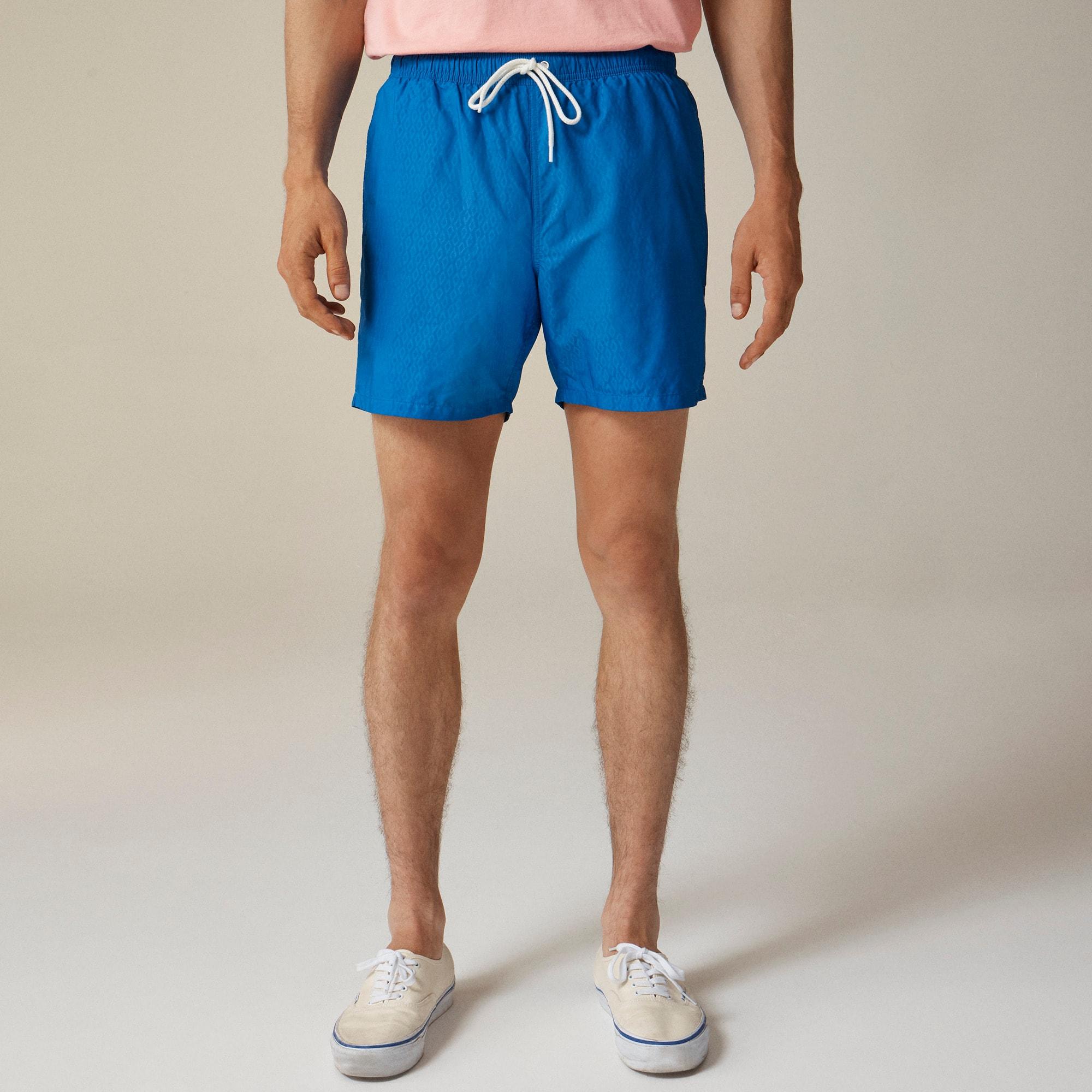 6" swim trunk in jacquard Product Image