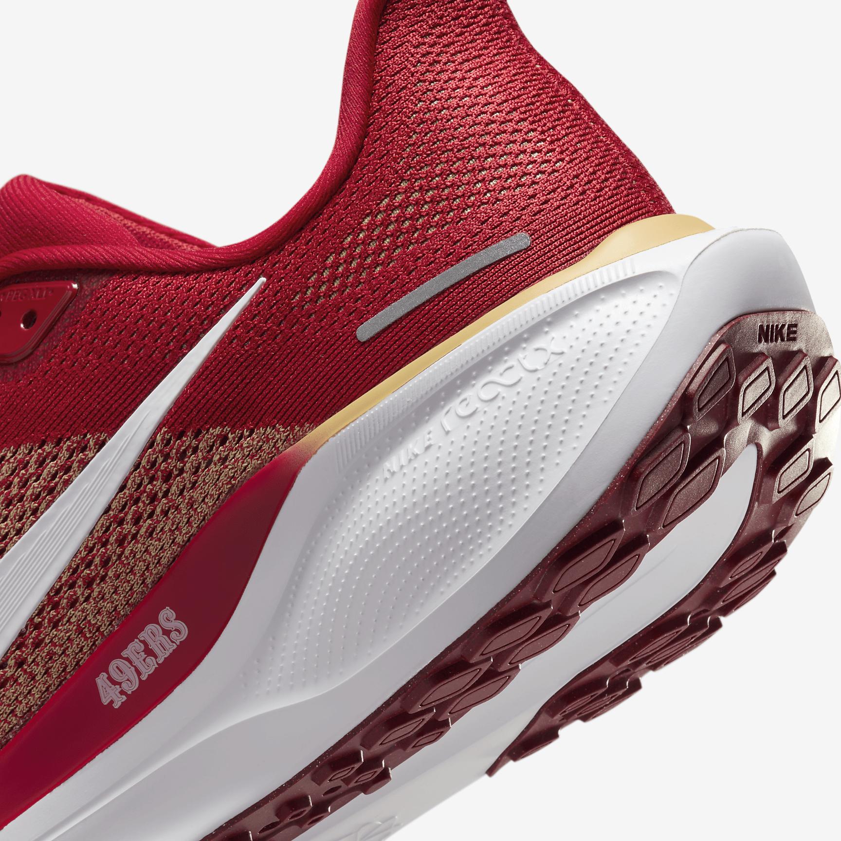 Nike Men's Pegasus 41 NFL San Francisco 4ers Road Running Shoes Product Image