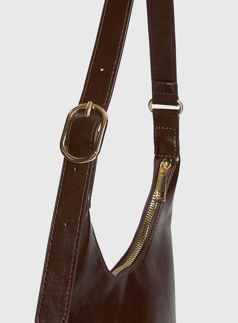 Lacen Medium Shoulder Bag Brown Product Image